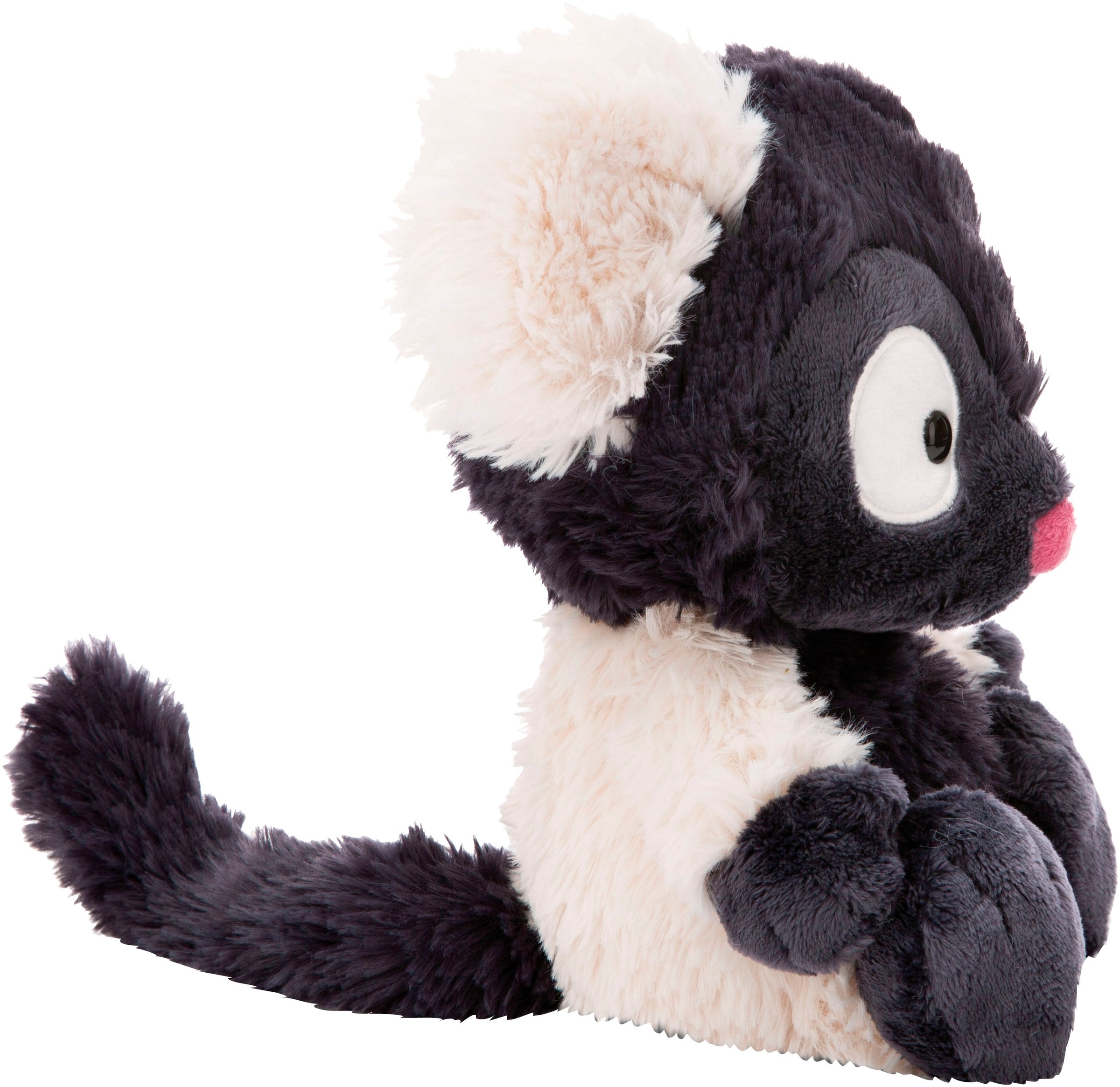 Nici Kuscheltier »Wild Friends GREEN, Lemur Ruffi, 25 cm«, schlenkernd, enthält recyceltes Material (Global Recycled Standard)