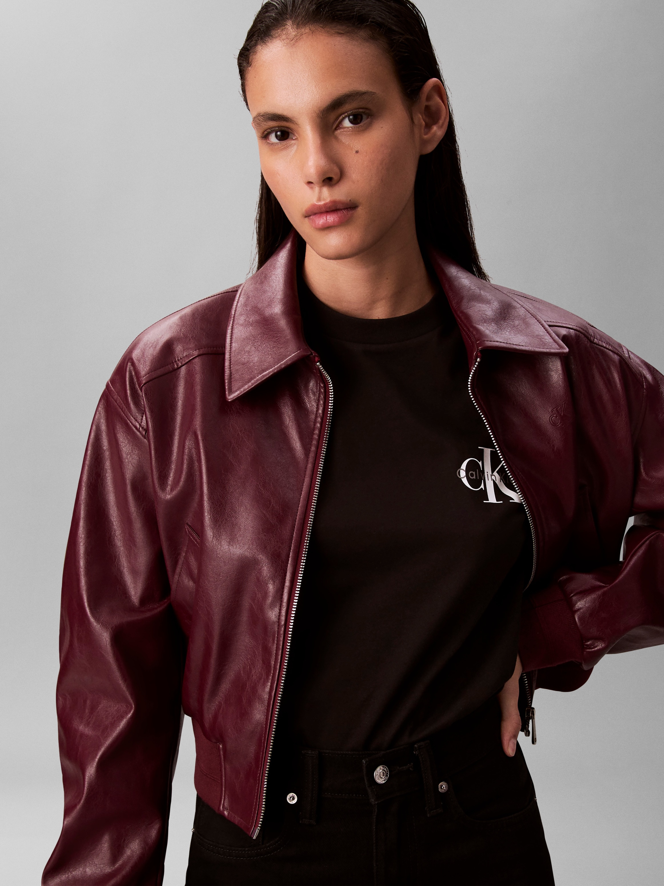 Calvin Klein Jeans T-Shirt »MONOLOGO CN 2 PACK TEE« Packung, 2er-Pack, 2 Stk. , Logoschriftzug