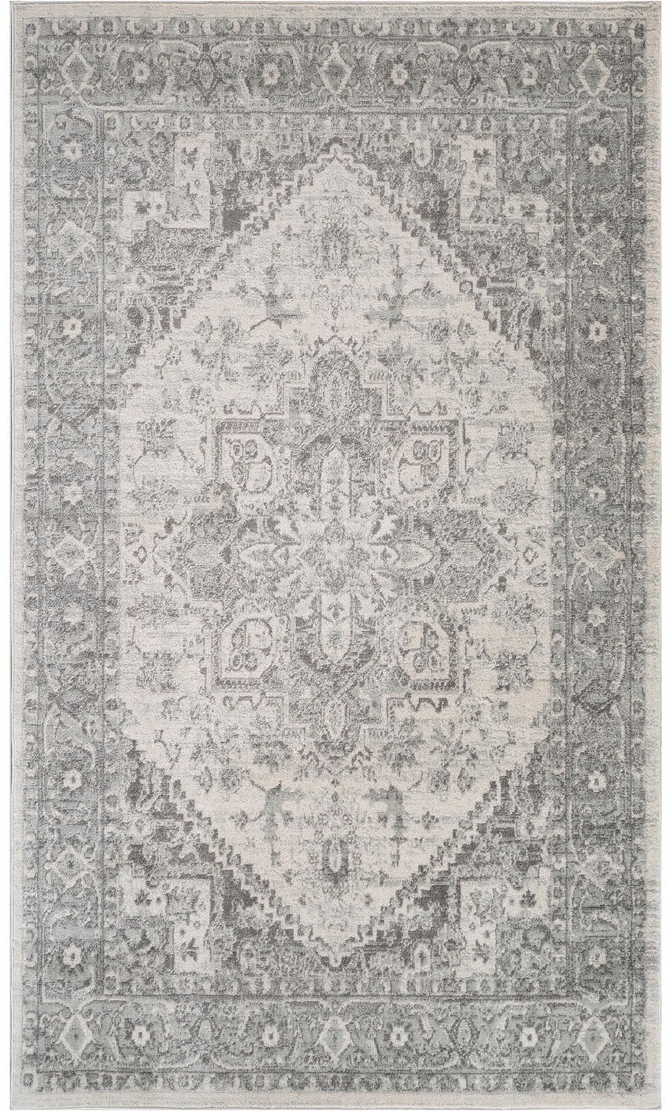 Livabliss Teppich »MENDOZA« rechteckig 8 mm Höhe Vintage Orientteppich, Kurzflor Boho Wohnzimmerteppich, Läufer