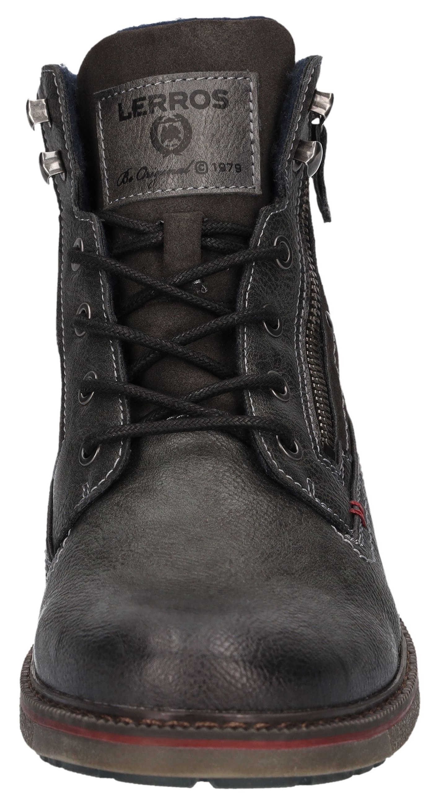 LERROS Schnürboots  Schnürboots, mit seitlichem Reißverschluss