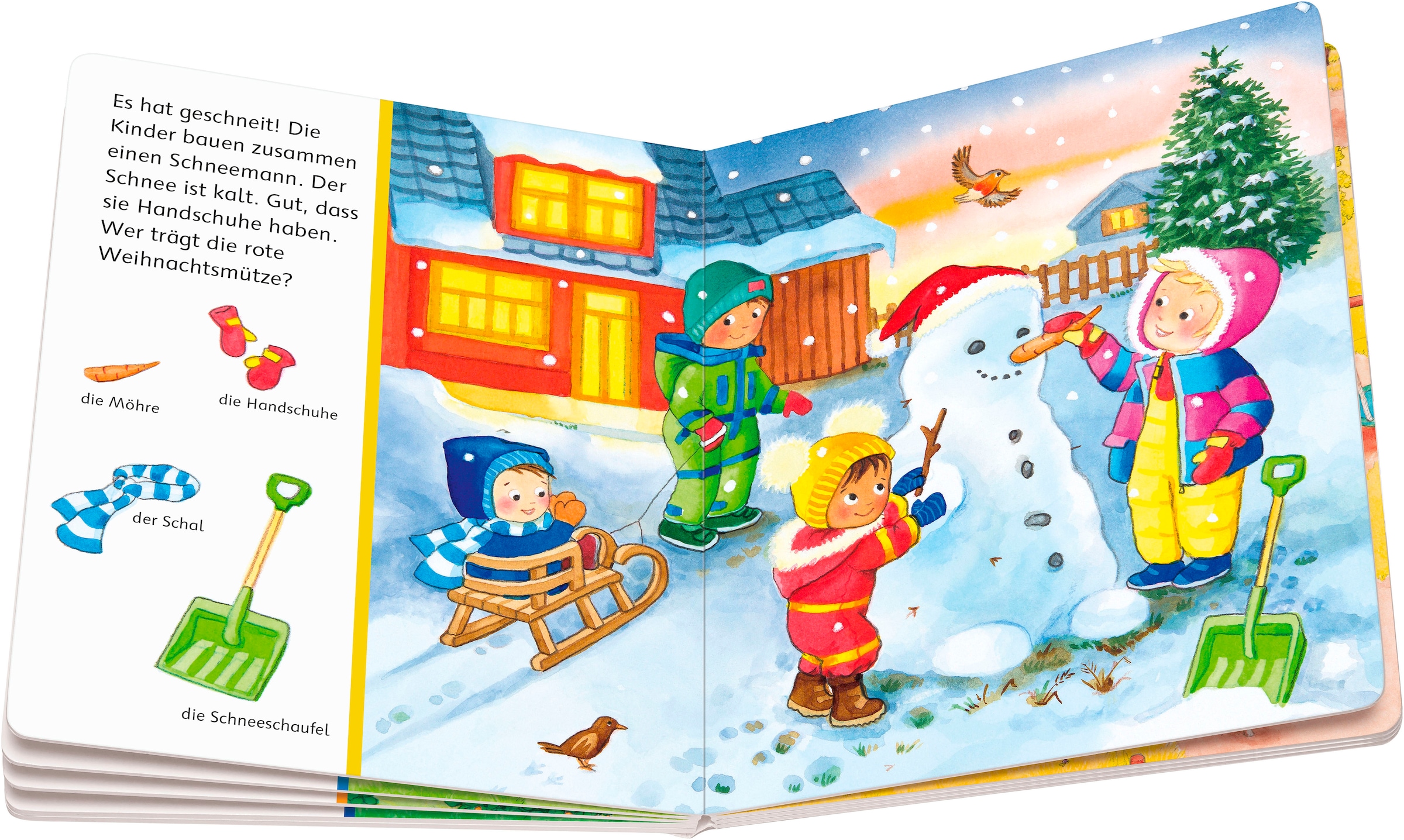 Ravensburger Kinderbuch »Pappbilderbuch, Mein erstes Sachen suchen Frohe Weihnachten«