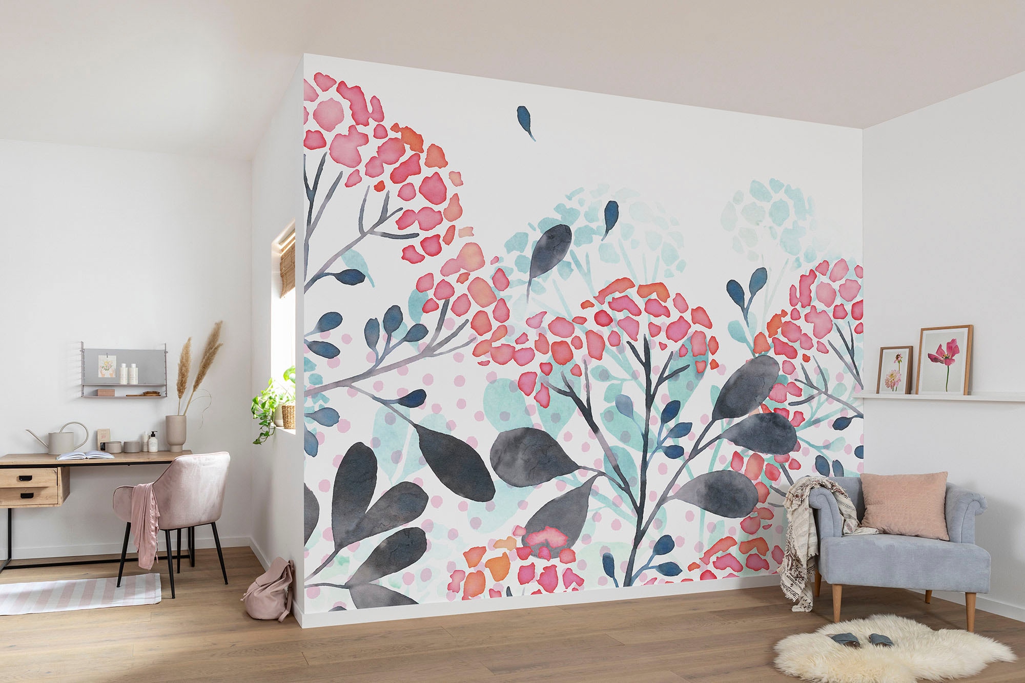 Komar Vliestapete »Digitaldruck Vlies -  Summer Breath - Größe 400 x 250 cm« bedruckt glatt Wohnzimmer, Schlafzimmer