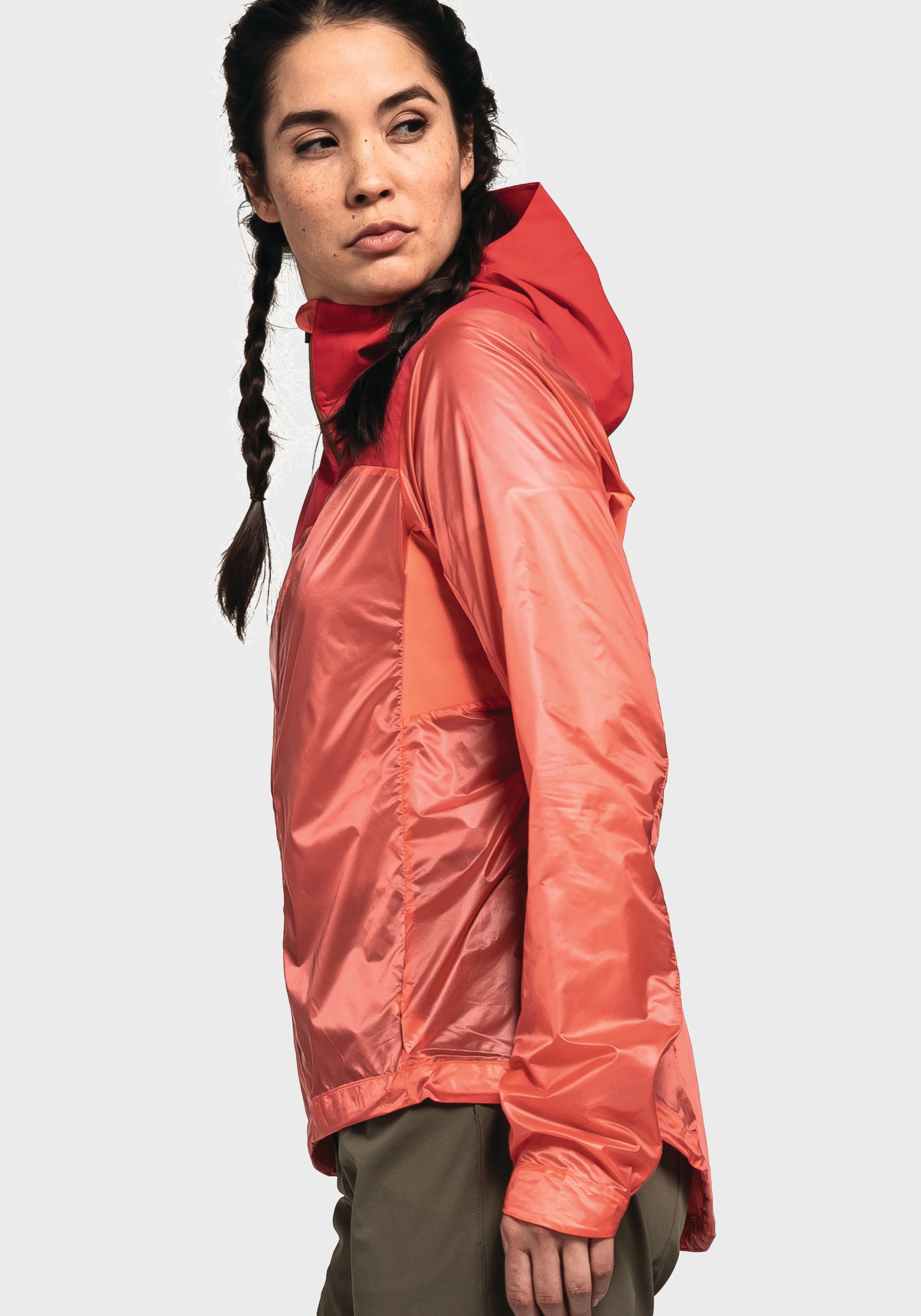 Schöffel Outdoorjacke »Hybrid Jkt Flow Trail L«, mit Kapuze