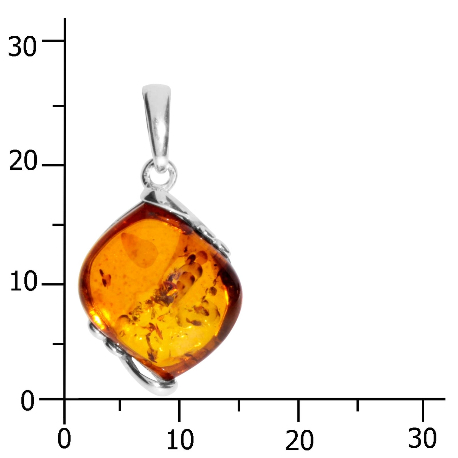 OSTSEE-SCHMUCK Kettenanhänger »- Sally - Silber 925/000 - Bernstein«