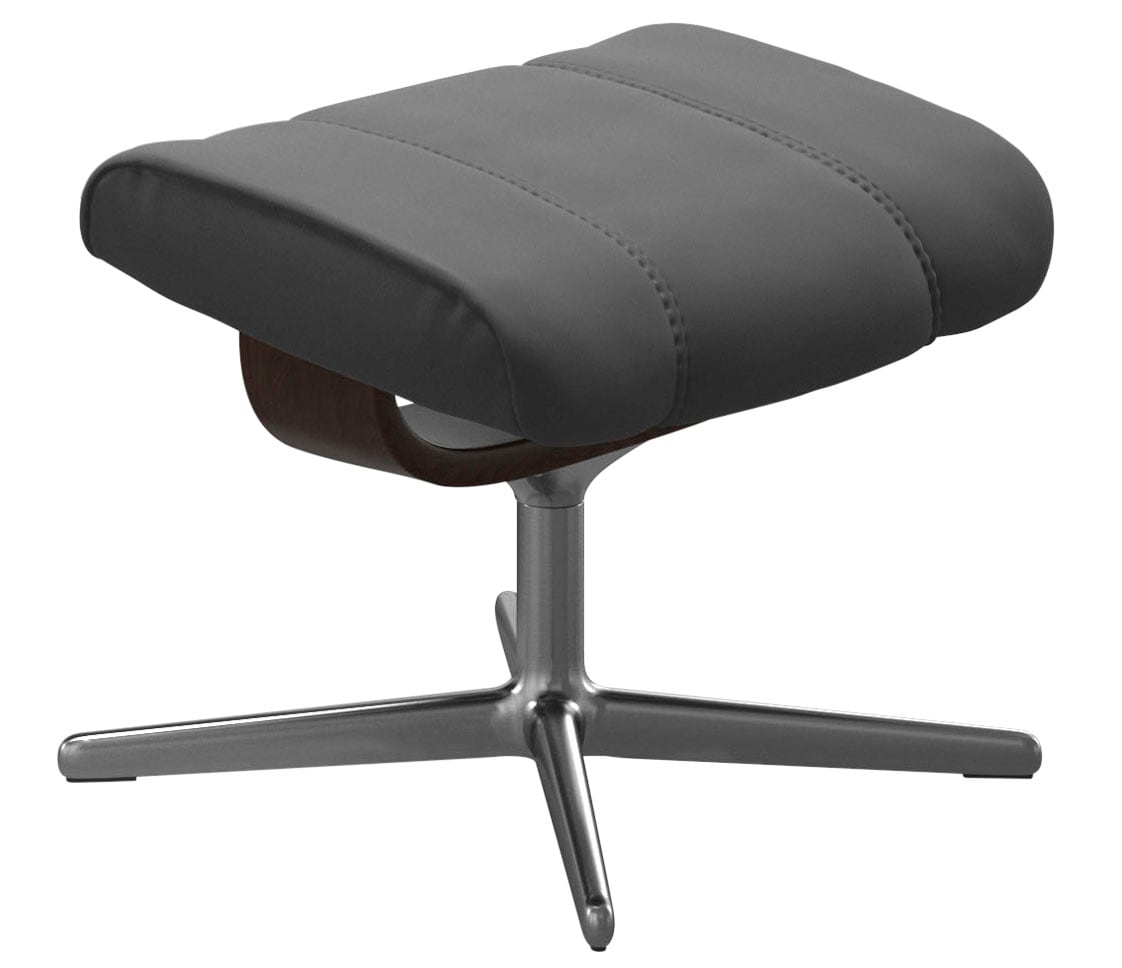 Stressless® Fußhocker »Consul« mit Cross Base, Größe S, M & L, Holzakzent Braun