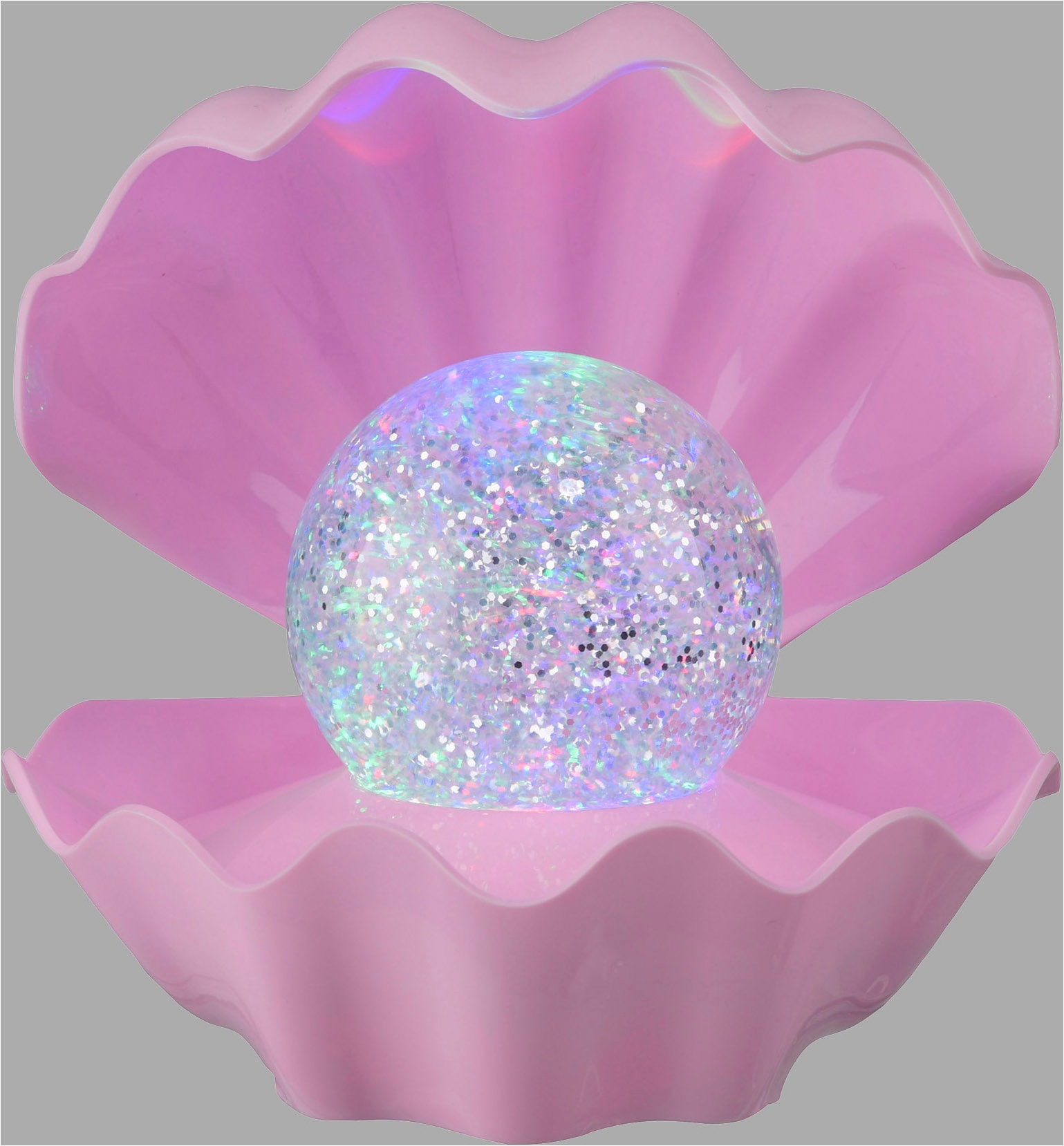 JUST LIGHT LED Tischleuchte »ARIELLE« LED-Board 1 Stk. Farbwechsler Glaskugel mit wunderschönem Glitzereffekt