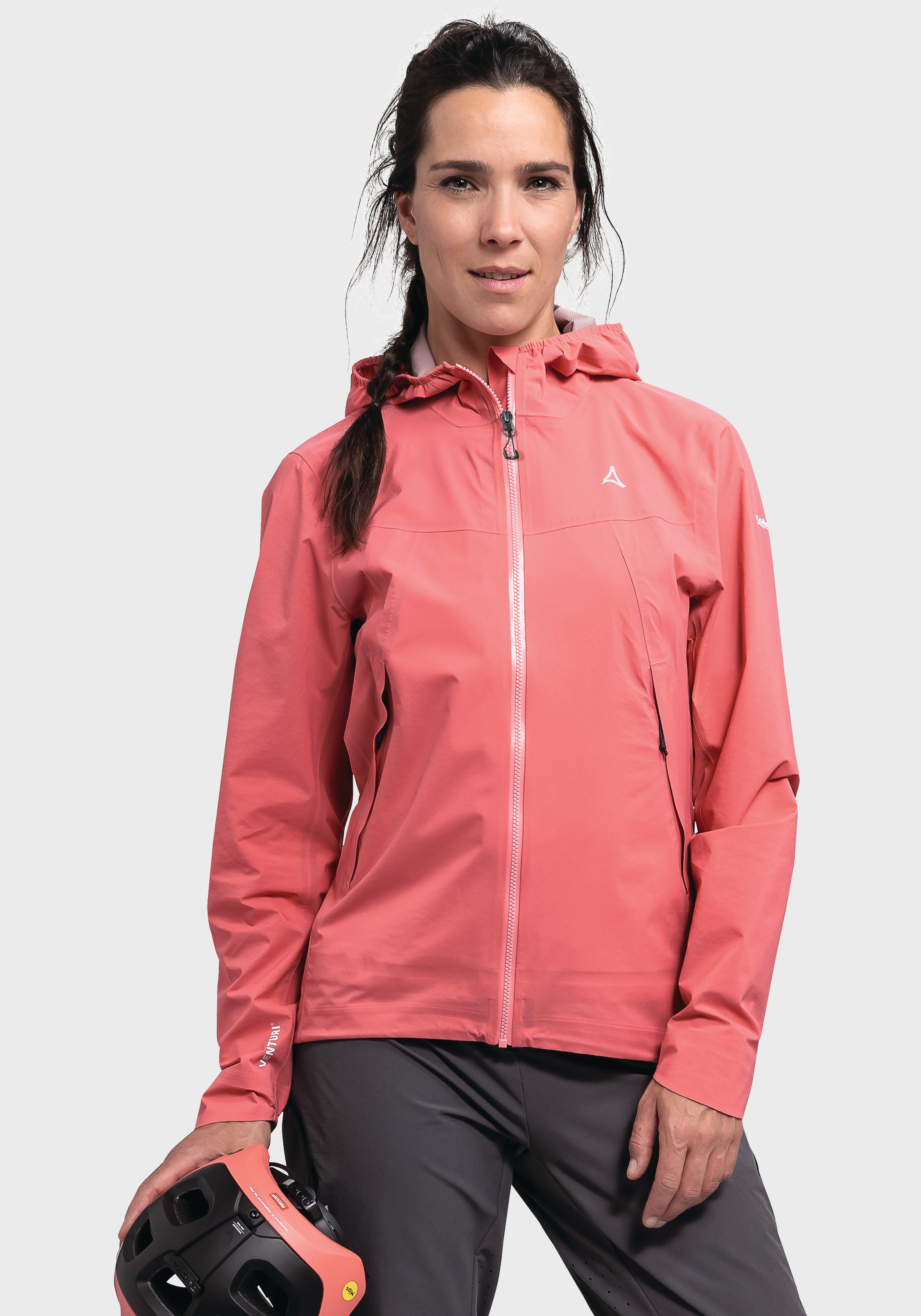Schöffel Outdoorjacke »2.5L Jacket Karma Trail L«, mit Kapuze