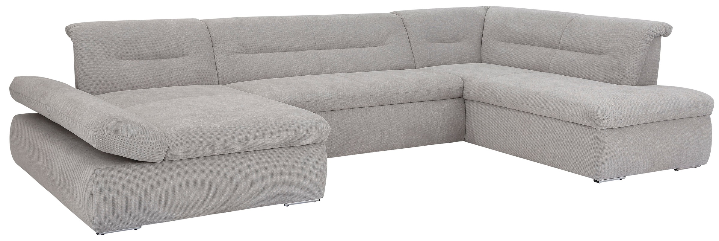 INOSIGN Wohnlandschaft »Avesa U-Form«, Wahlweise mit Armteilverstellung und Bettfunktion, B/T/H: 355/216/80cm