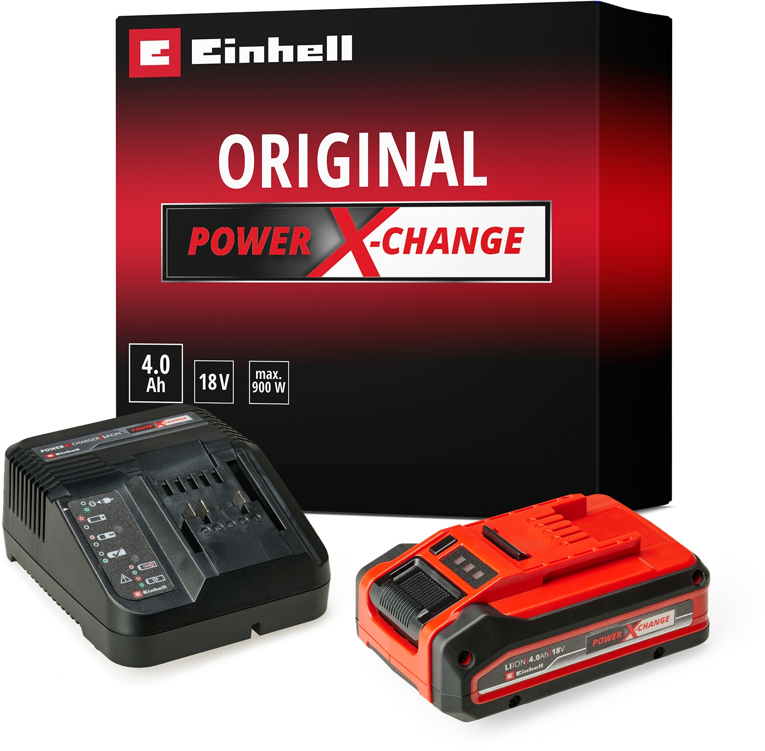 Einhell Akku Starter-Set »Starter-Kit Power X-Change«, 18,0 V, 4,0 Ah, 18 V