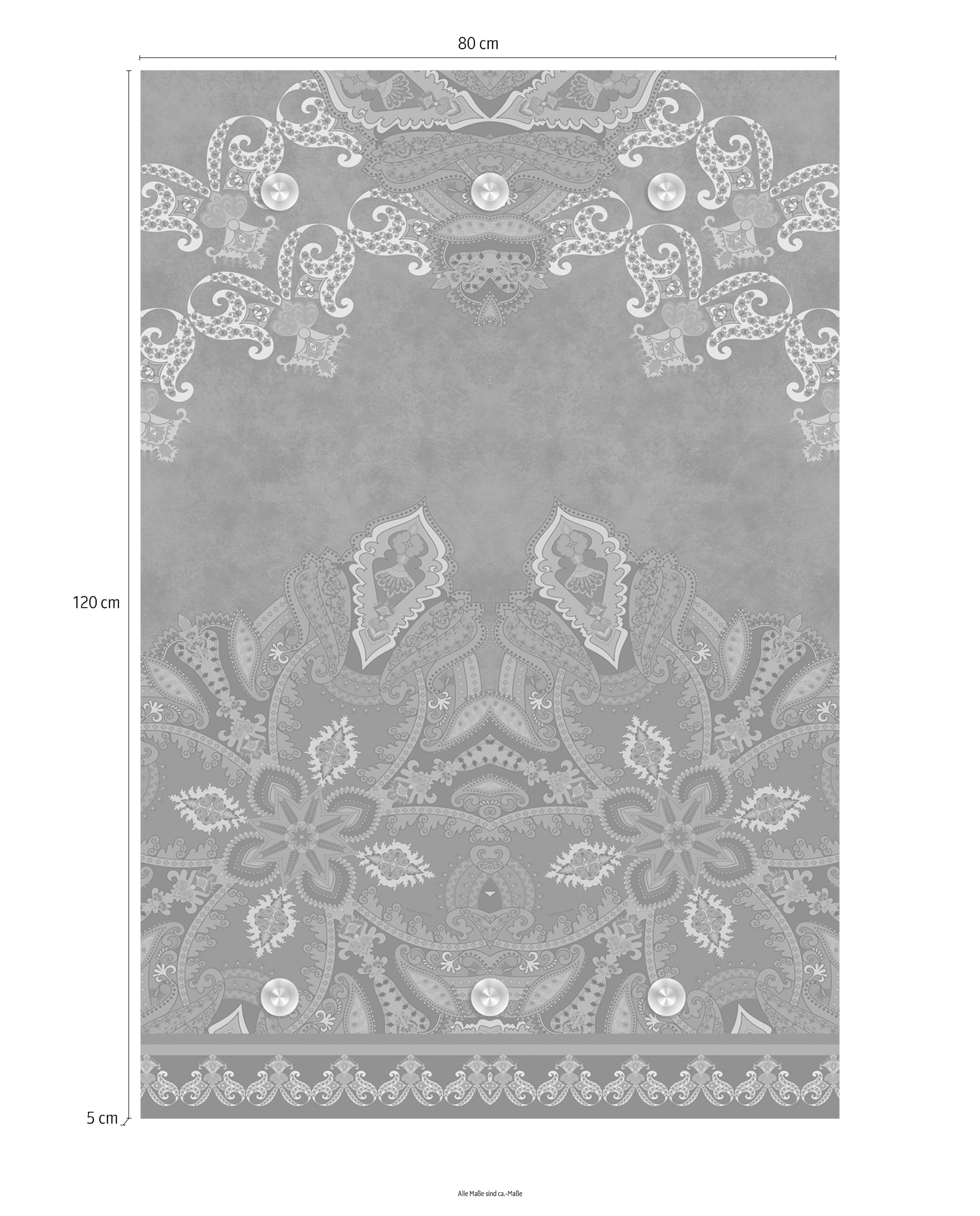 queence Garderobenleiste »Orientalisch« mit 6 Haken, 80 x 120 cm