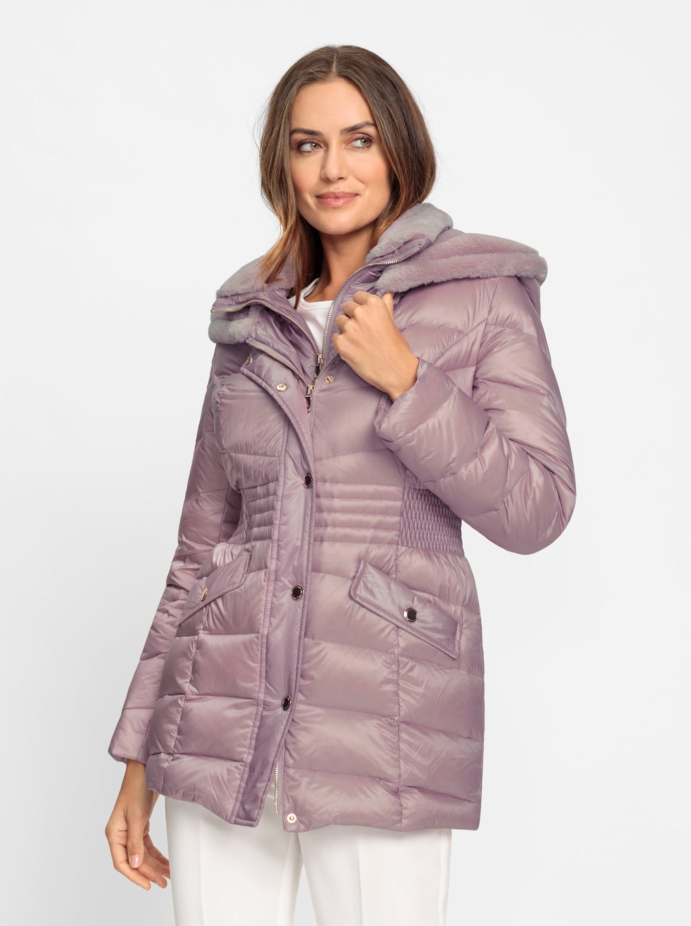 heine Steppjacke, mit Kapuze