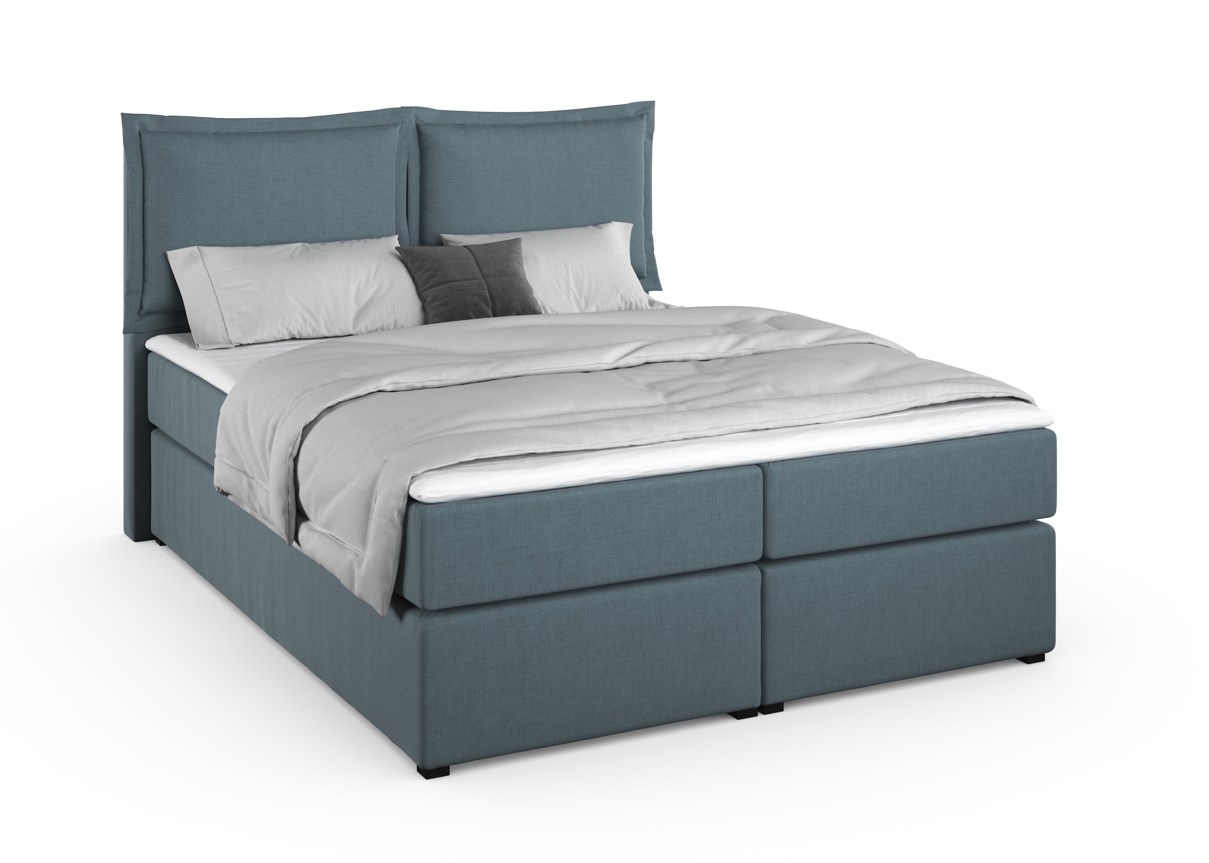 Home affaire Boxspringbett »Lysann«, 5fach verstellbares Kopfteil, in 4 Breiten, 3 Matratzenarten