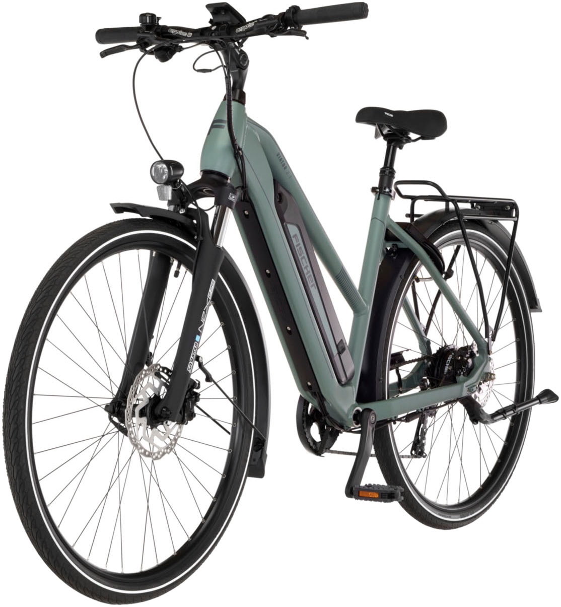 FISCHER Fahrrad »VIATOR 2.1 459 ACTIVE« 8 Gang Shimano ACERA Schaltwerk Heckmotor mit Akku-Ladegerät | mit Werkzeug,  Pedelec, Elektrofahrrad für Damen und Herren