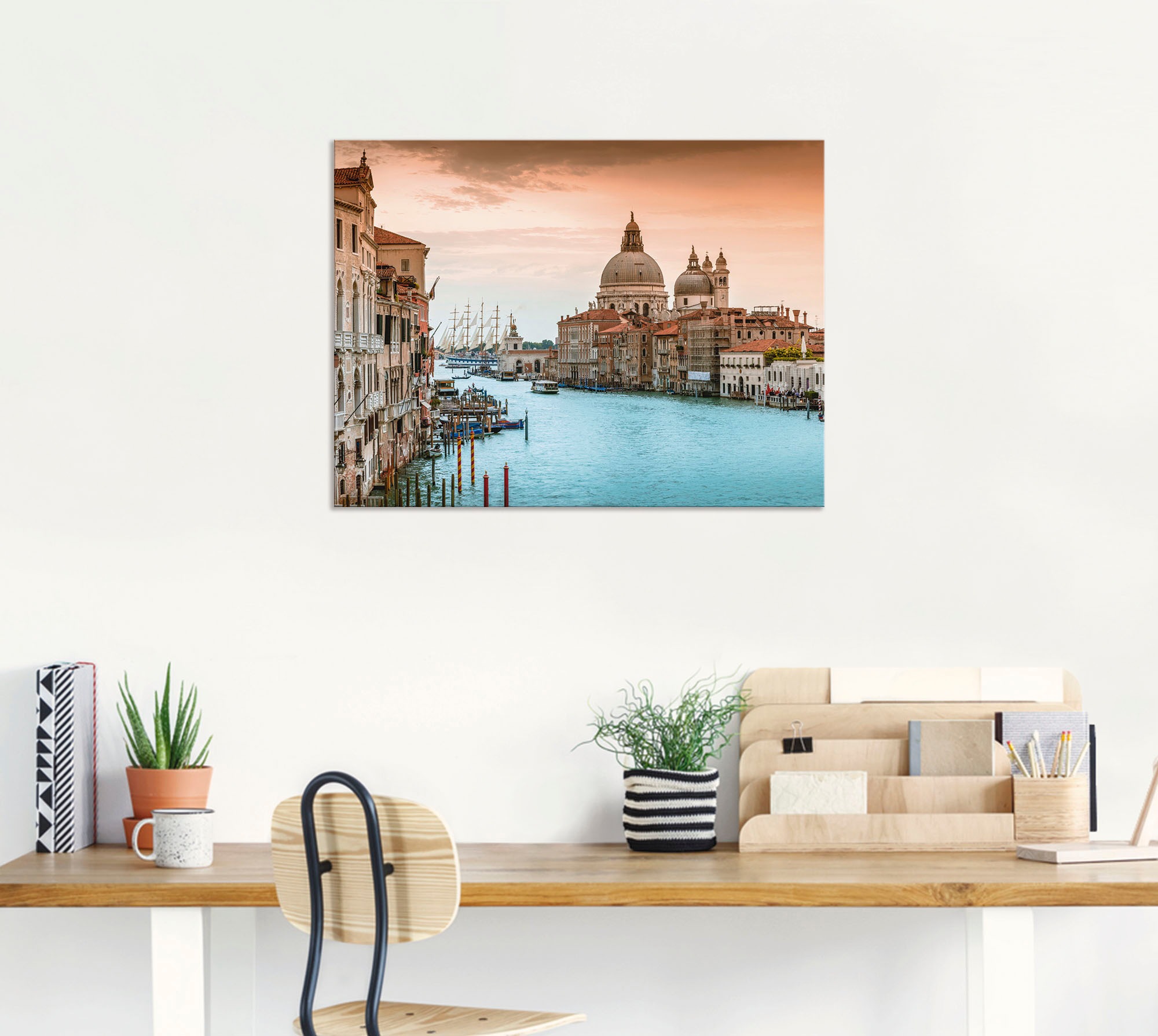 Artland Wandbild »Venedig Canal Grande I«, Italien, (1 St.), als Alubild, Outdoorbild, Leinwandbild, Poster, Wandaufkleber