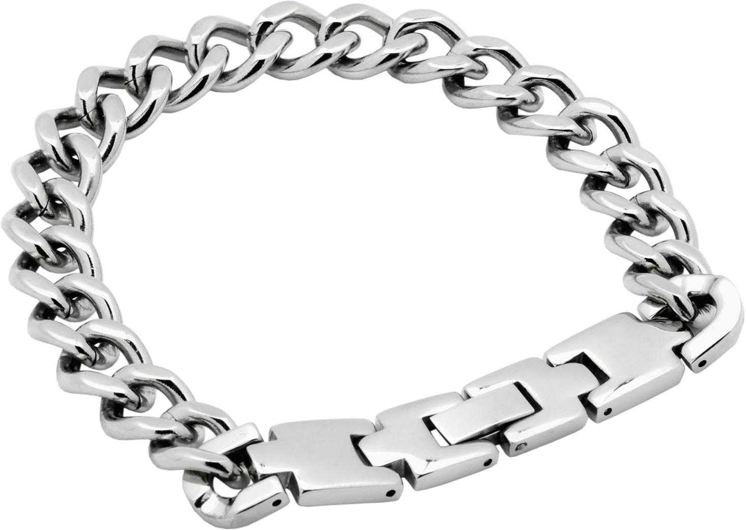 Firetti Schmuckset »Mulitpack Schmuck Geschenk Edelstahl Armband Single-Creole«, (Set, 2 tlg.)