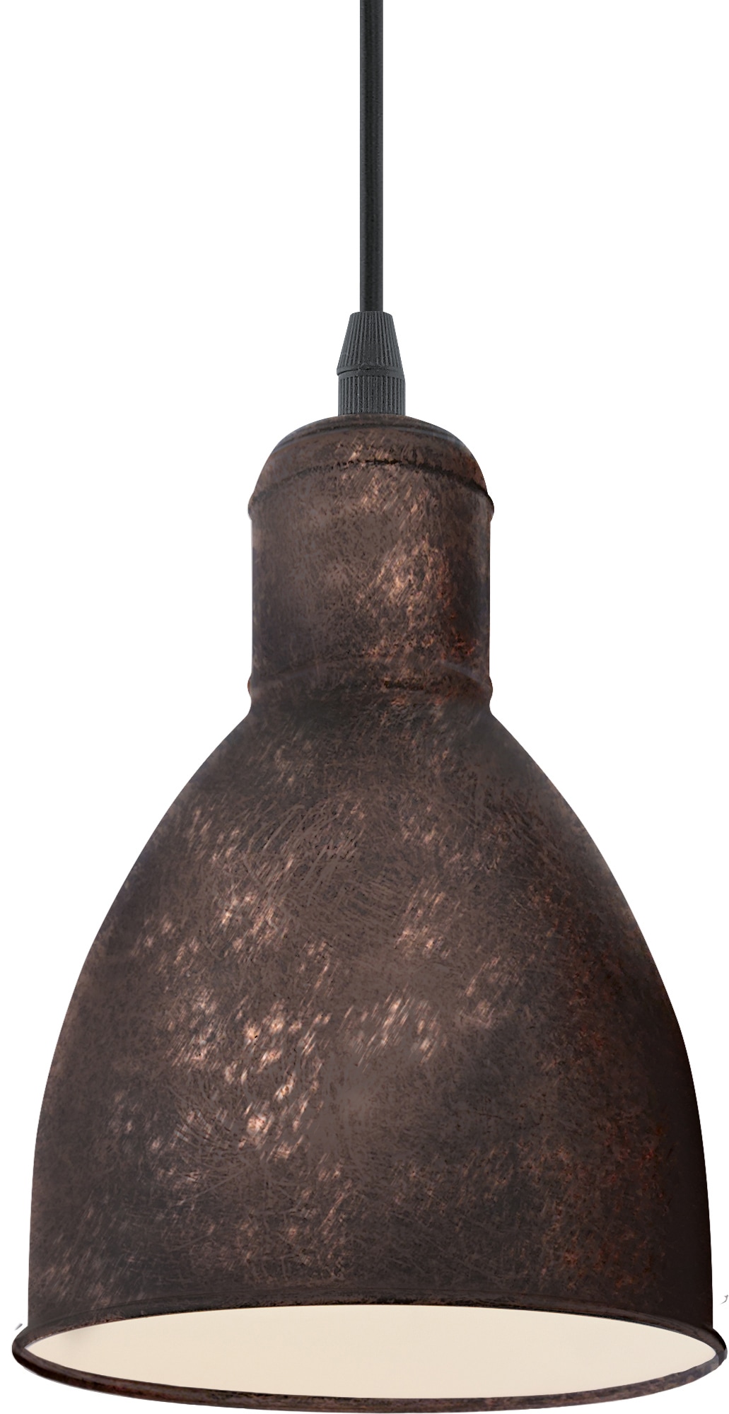 Vintage Stahl | cm 1«, »PRIDDY Pendelleuchte Jahren Ø15,5 XXL 1 Garantie 3 x / kaufen online / Lampe aus EGLO H110 / kupferfarben-antik flammig-flammig, mit