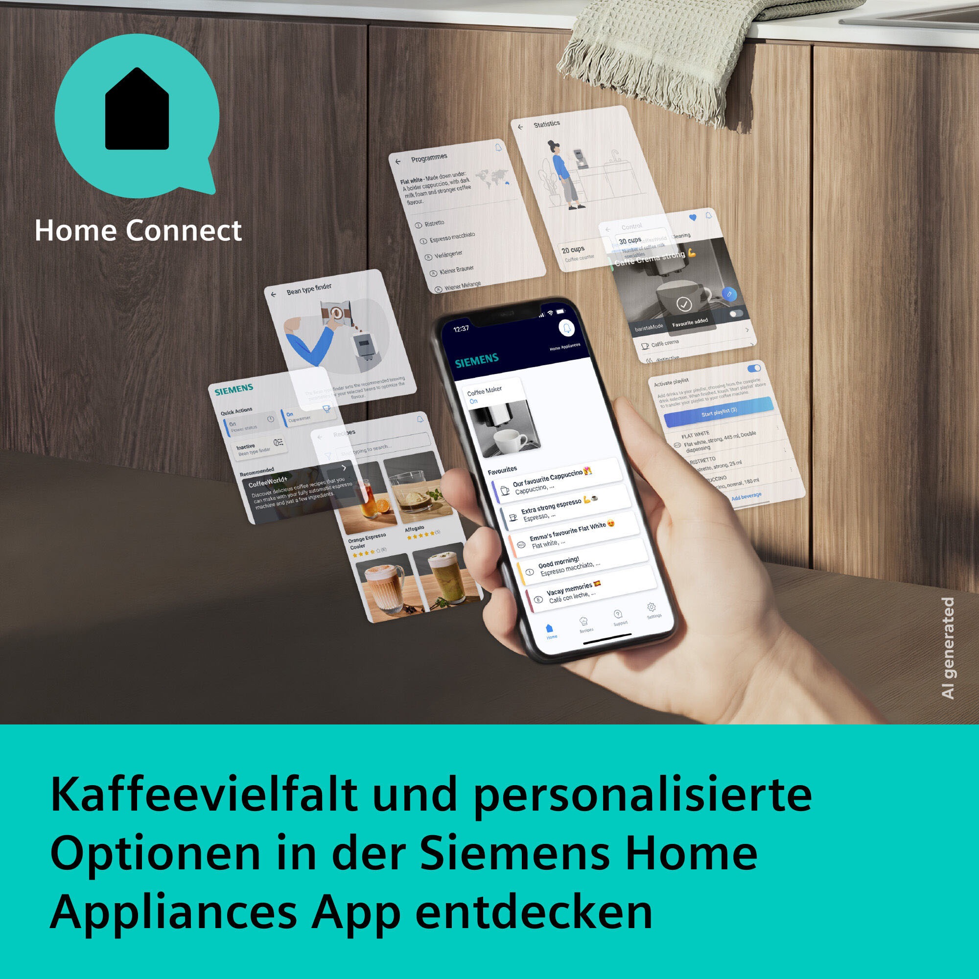 SIEMENS Kaffeevollautomat »EQ500 TP551E07, Doppeltassenfunktion, 6 Getränke, einfache Reinigung« mit Milchschlauch, Keramikmahlwerk, entnehmbare Brüheinheit, Schwarz