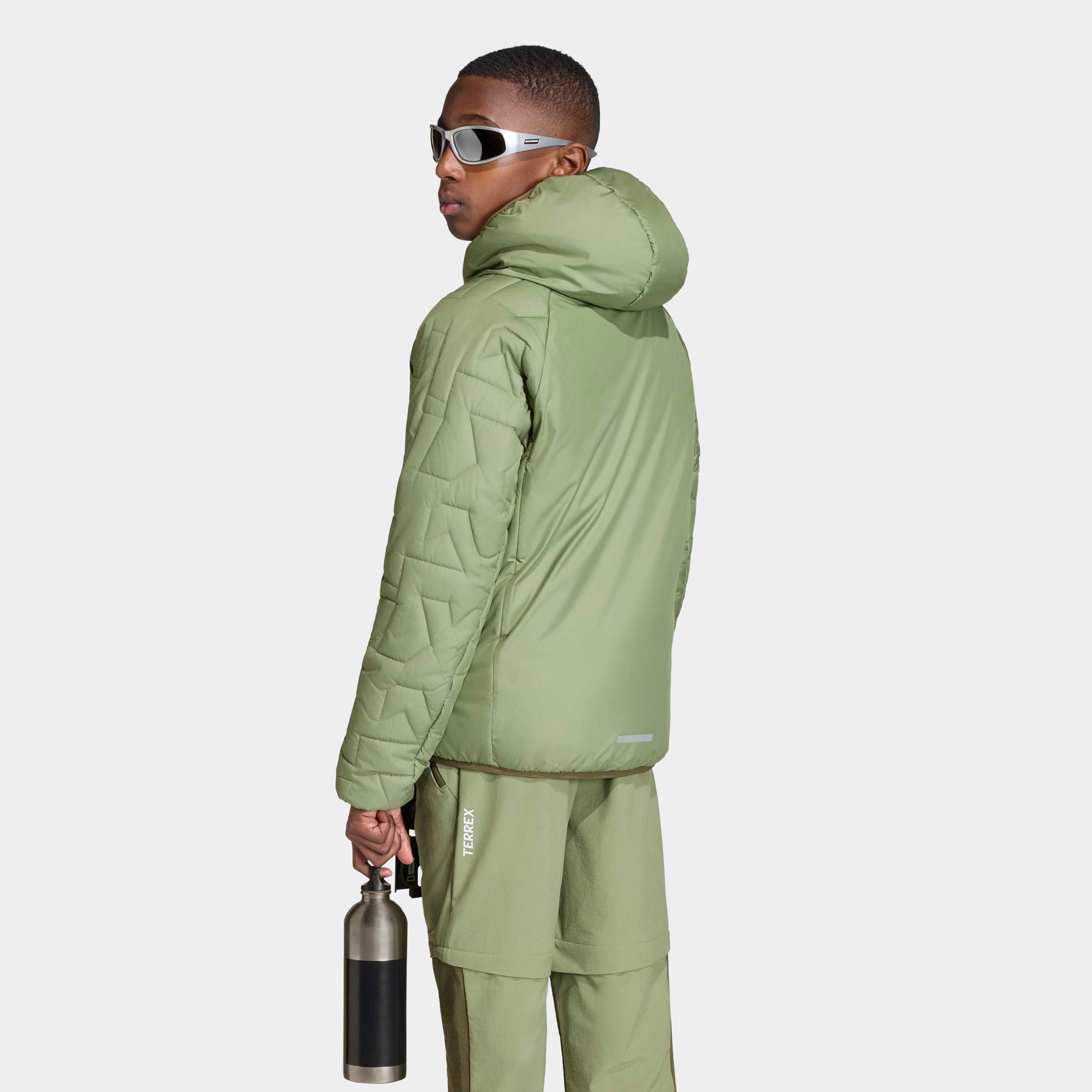 adidas TERREX Outdoorjacke »KIDS XPERIOR CLIMAWARM GEFÜTTERTE« für Kinder, mit durchgehendem Reißverschluss, aus Ripstop-Material