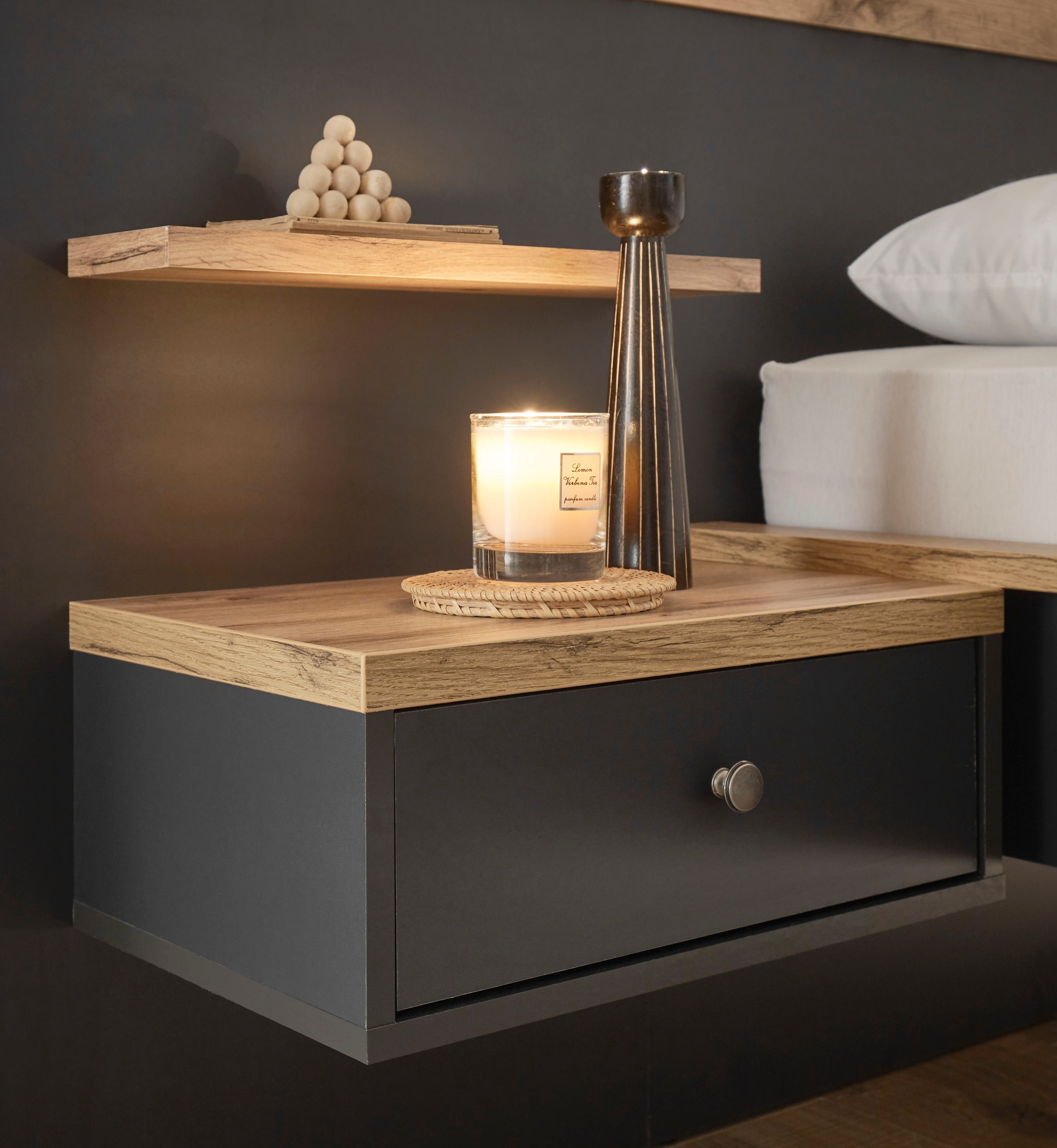 OTTO home Schlafzimmer-Set »Westminster« Bett Liegefläche 180/200cm und 2 Wandpaneele