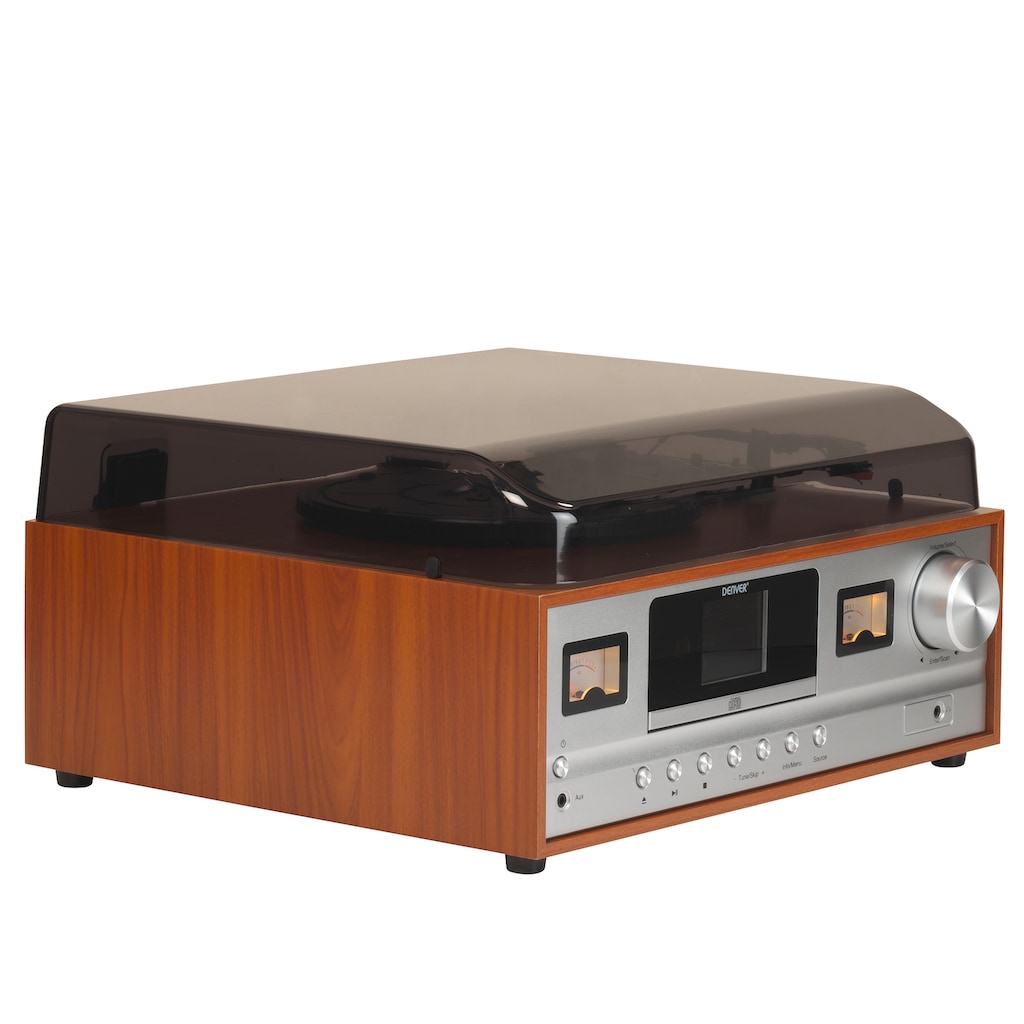 Denver Plattenspieler »Denver Retro Musiksystem MRD-52 LIGHTWOOD«