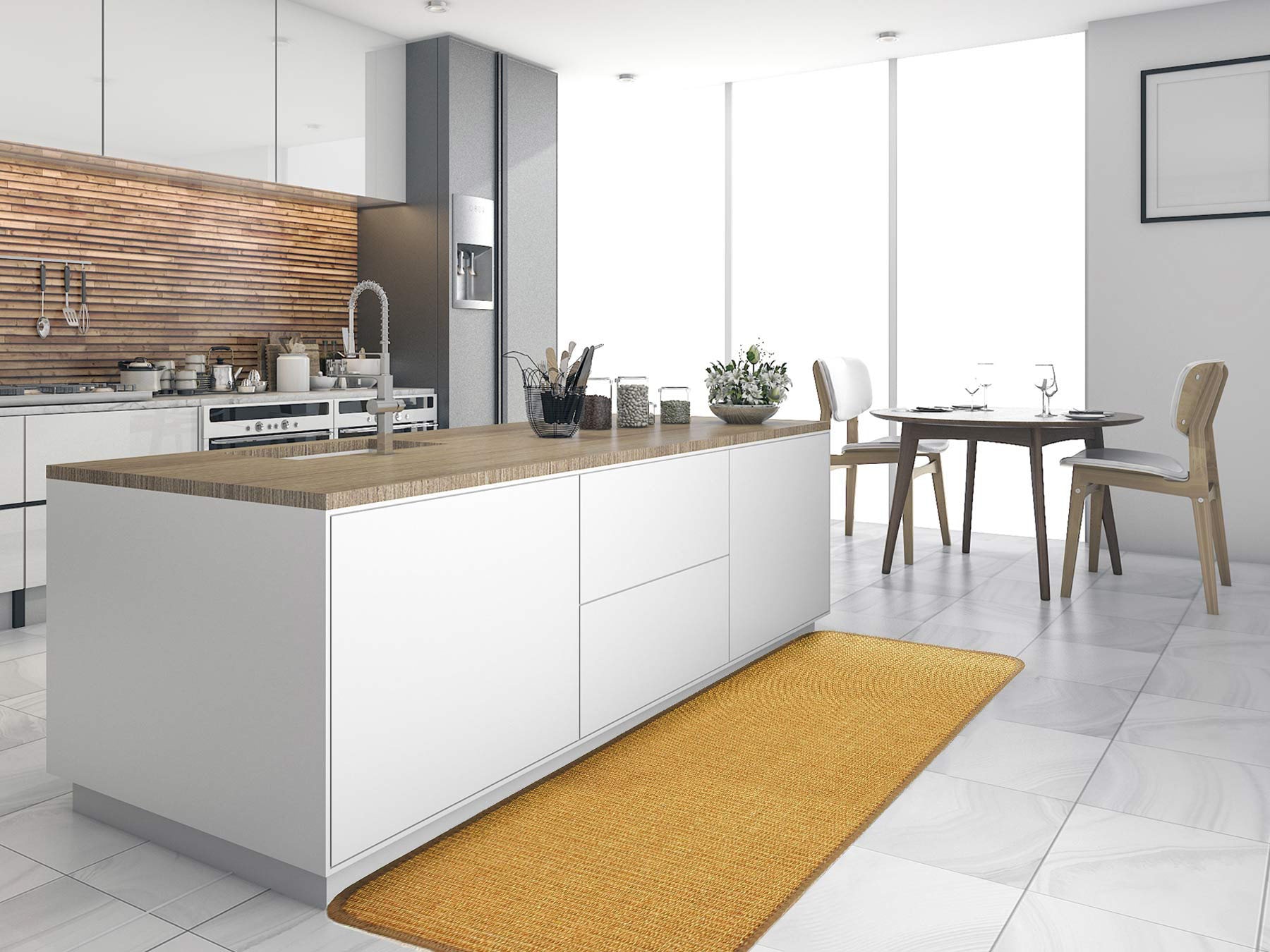 Primaflor-Ideen in Textil Küchenläufer »SISAL«, rechteckig, 6 mm Höhe, Obermaterial: 100% Sisal, rutschhemmend, Küche