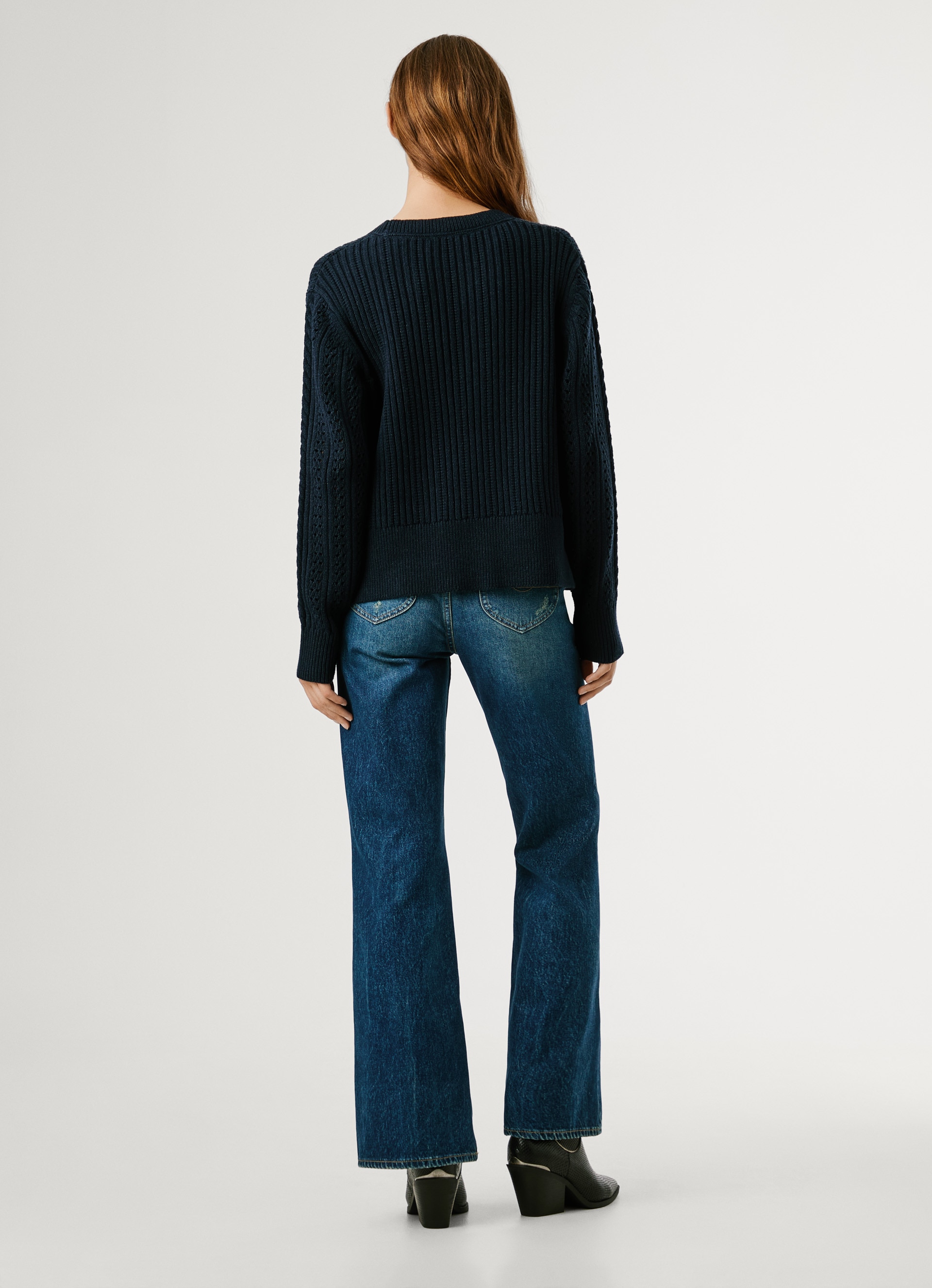 Pepe Jeans Strickpullover »CANDIDE«, mit Lochmuster