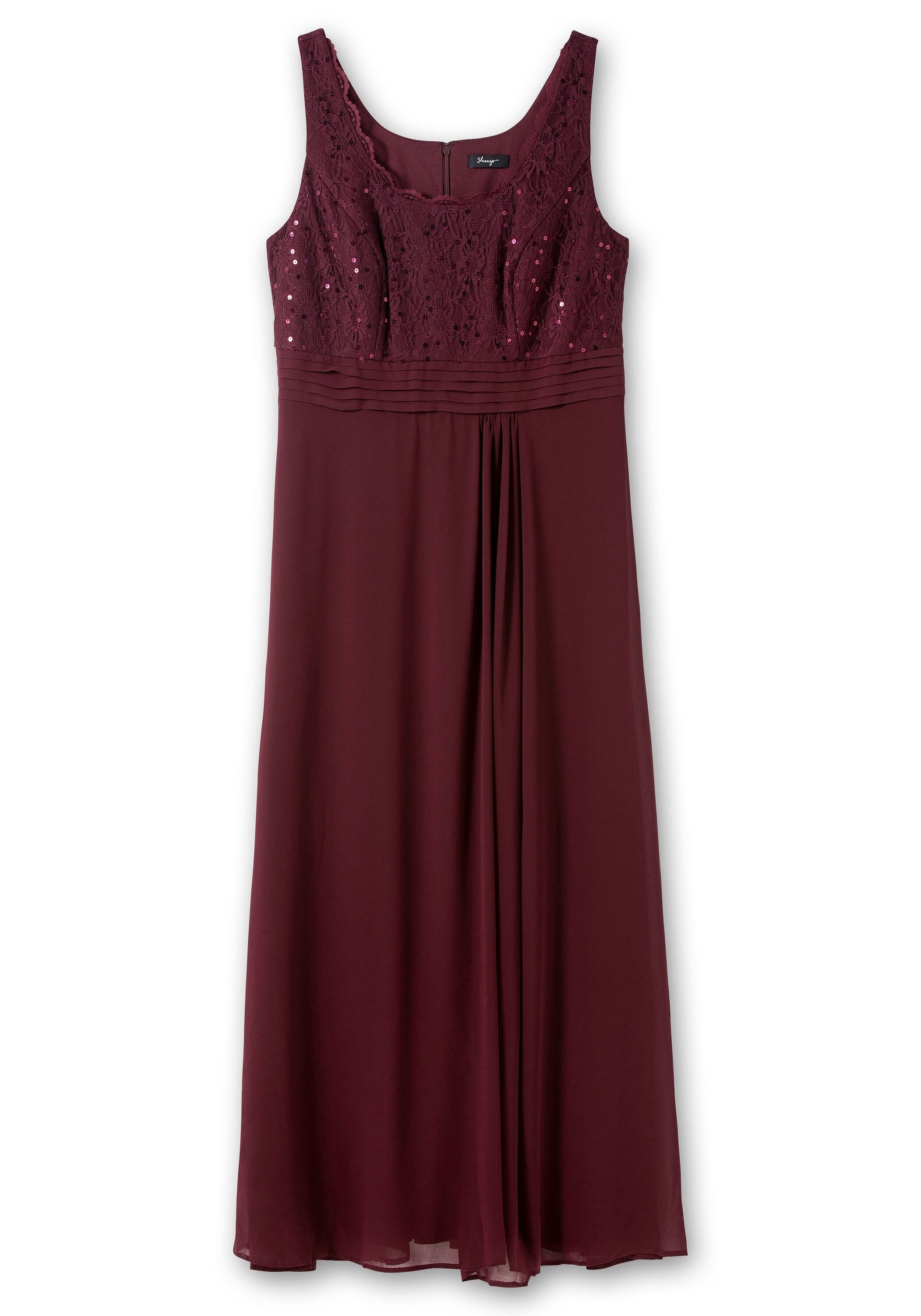 Sheego Abendkleid »Kleid mit floraler Spitze«