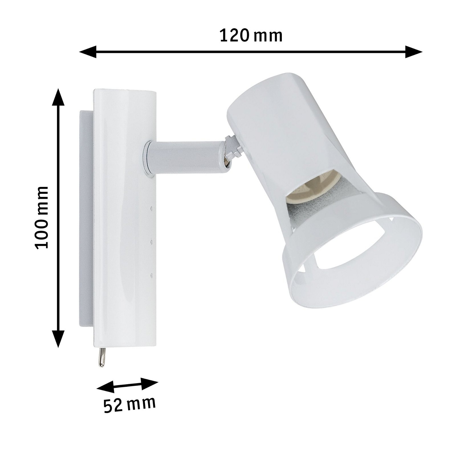 Paulmann Deckenleuchte »Spotlight Teja«, für LED Leuchtmittel GU10, 1 x 10 Watt
