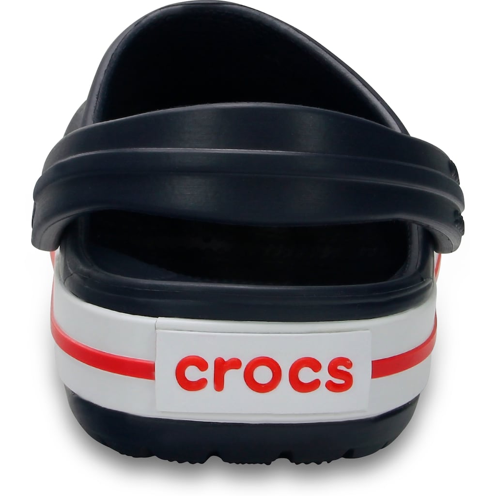 Crocs Clog »Crocband Clog K«, Sommerschuh, Schlappen, Hausschuh, Badeschuh mit Kontrast-Akzenten