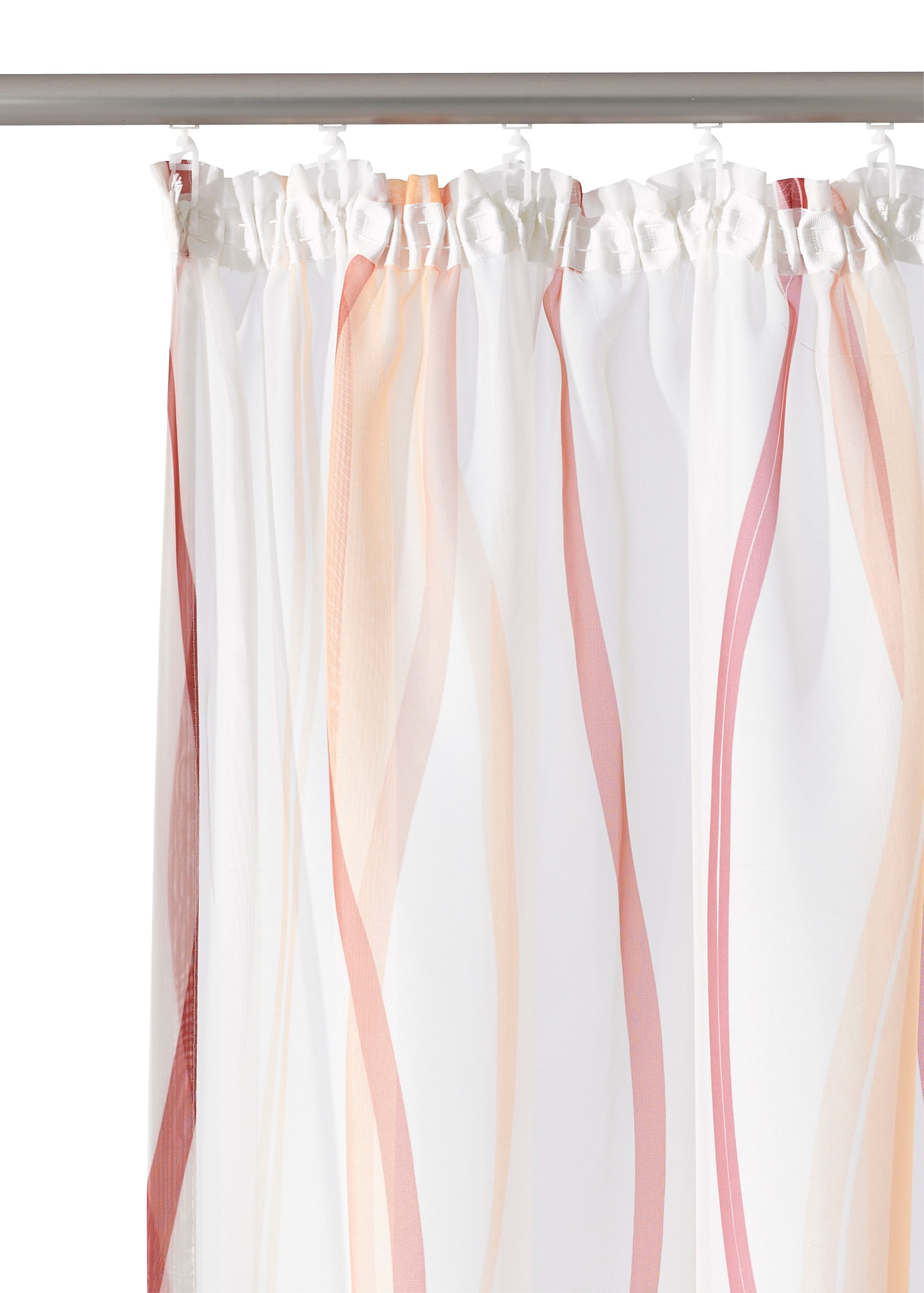 OTTO home Gardine »Dimona« Kräuselband 2 Stk. tlg. 2er-Set, Bestseller, Polyester, Wellen