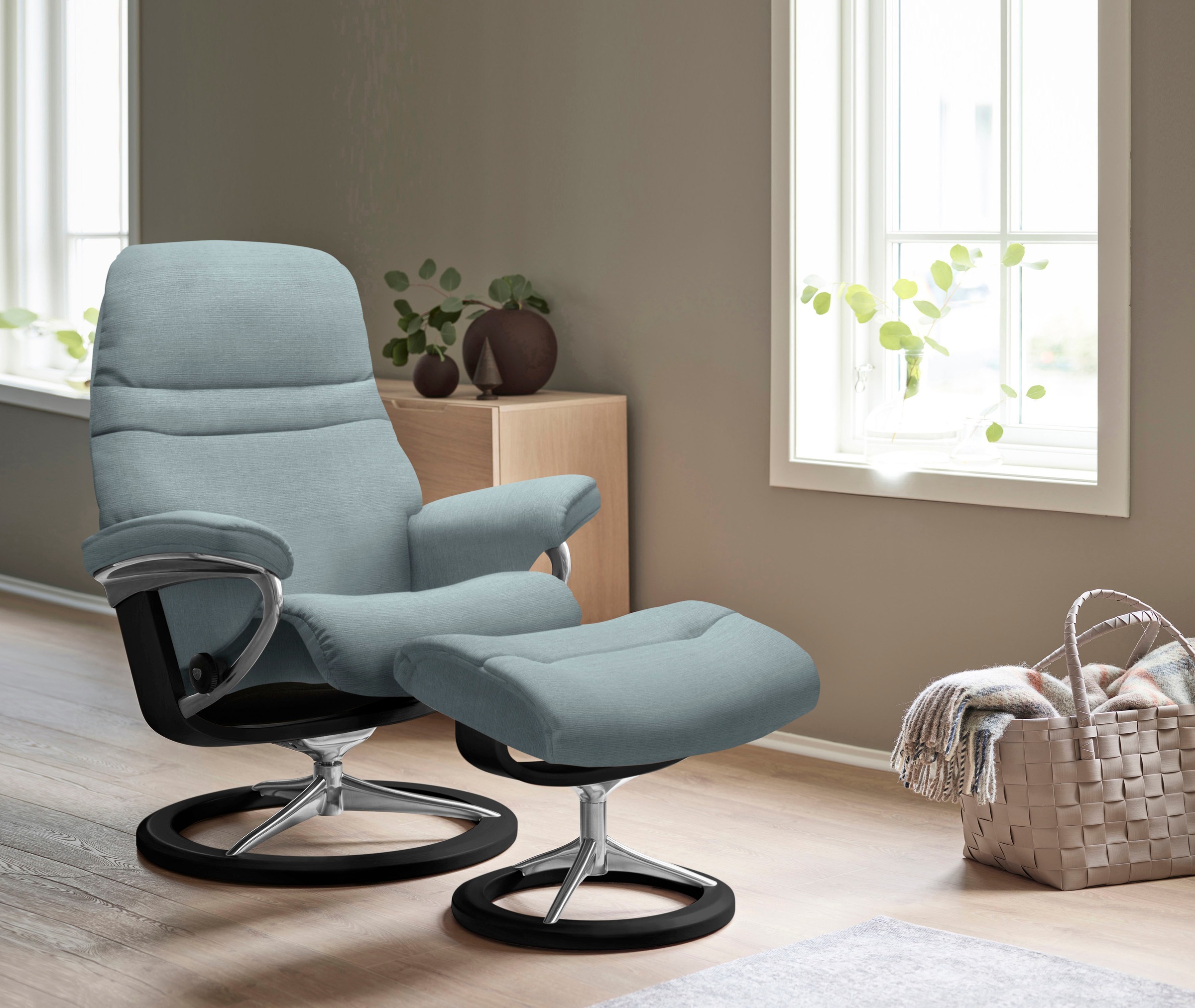 Stressless® Relaxsessel »Sunrise«, mit Signature Base, Größe M, Gestell Schwarz