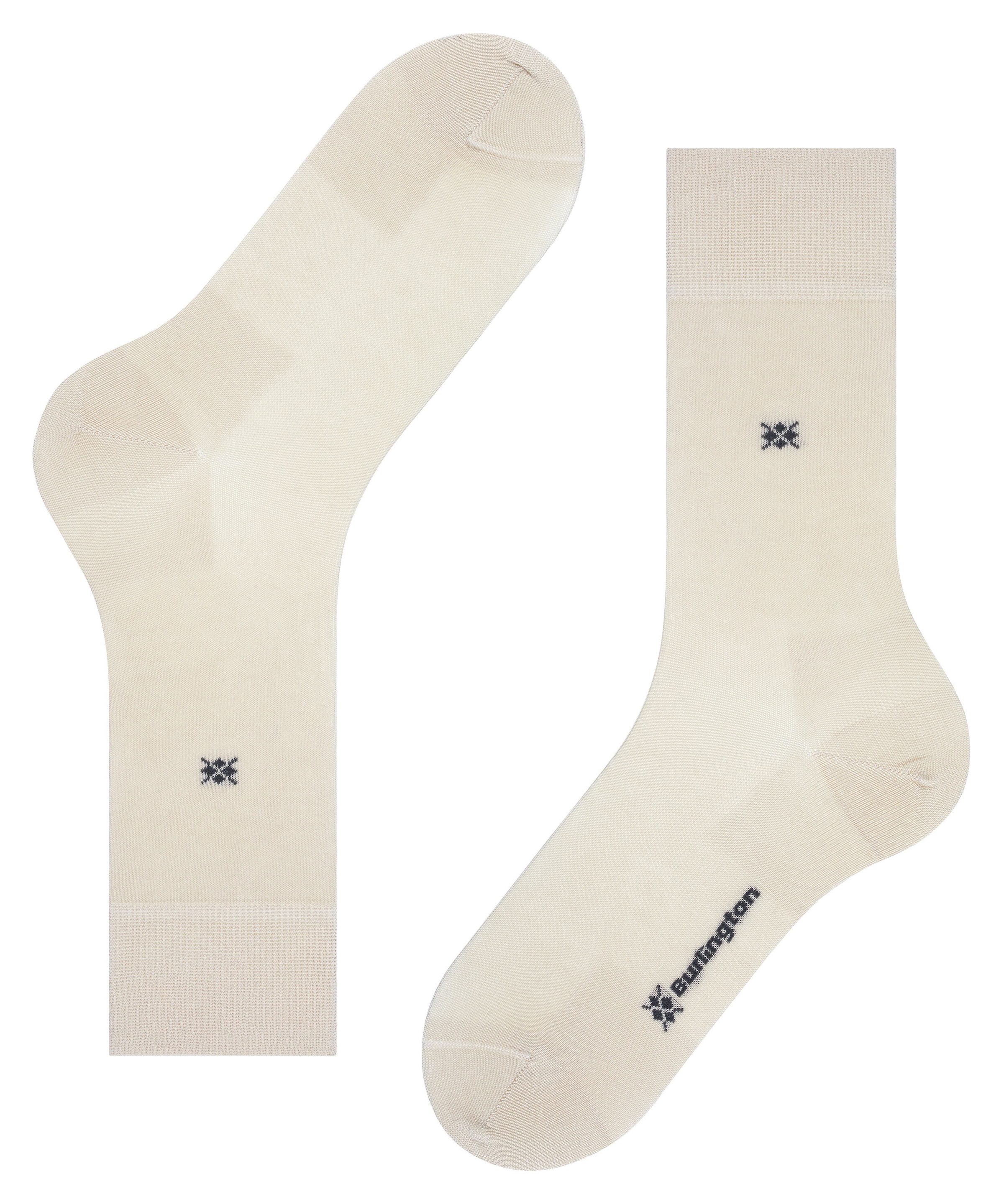 Burlington Socken »Dublin« unifarben, Einheitsgröße 40-46, Burlington-Logo