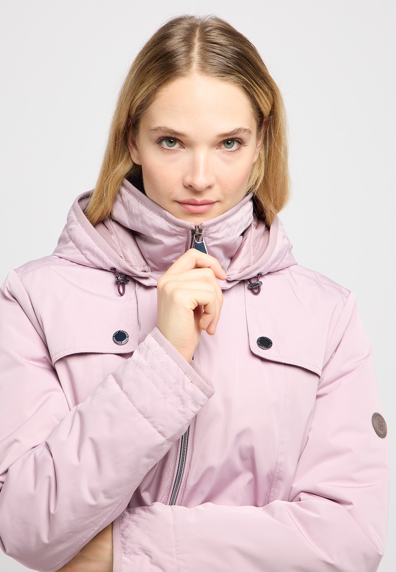 Barbara Lebek Outdoorjacke, mit Kapuze, mit Kapuze