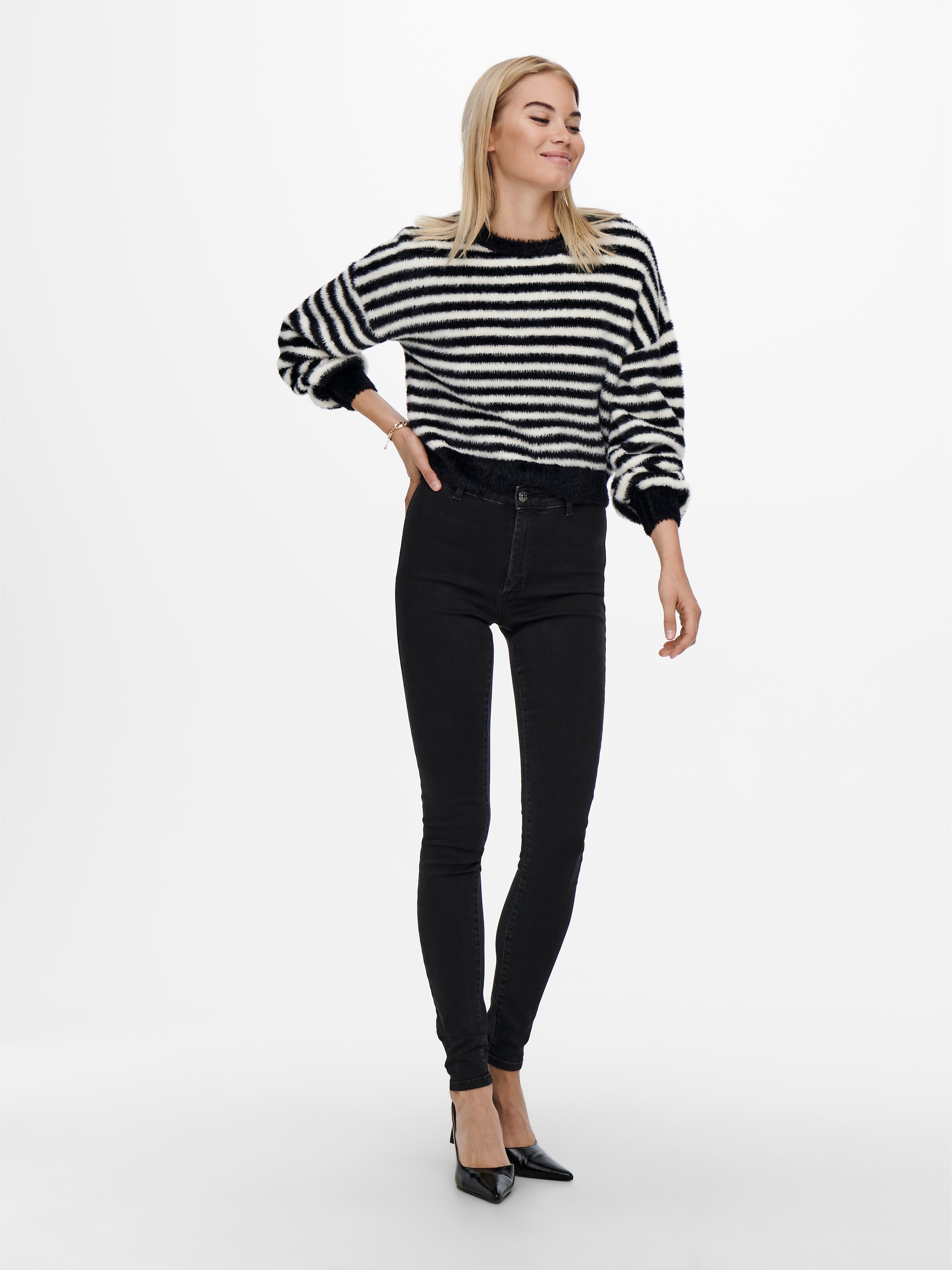 ONLY Rundhalspullover »ONLPIUMO L/S PULLOVER KNT«
