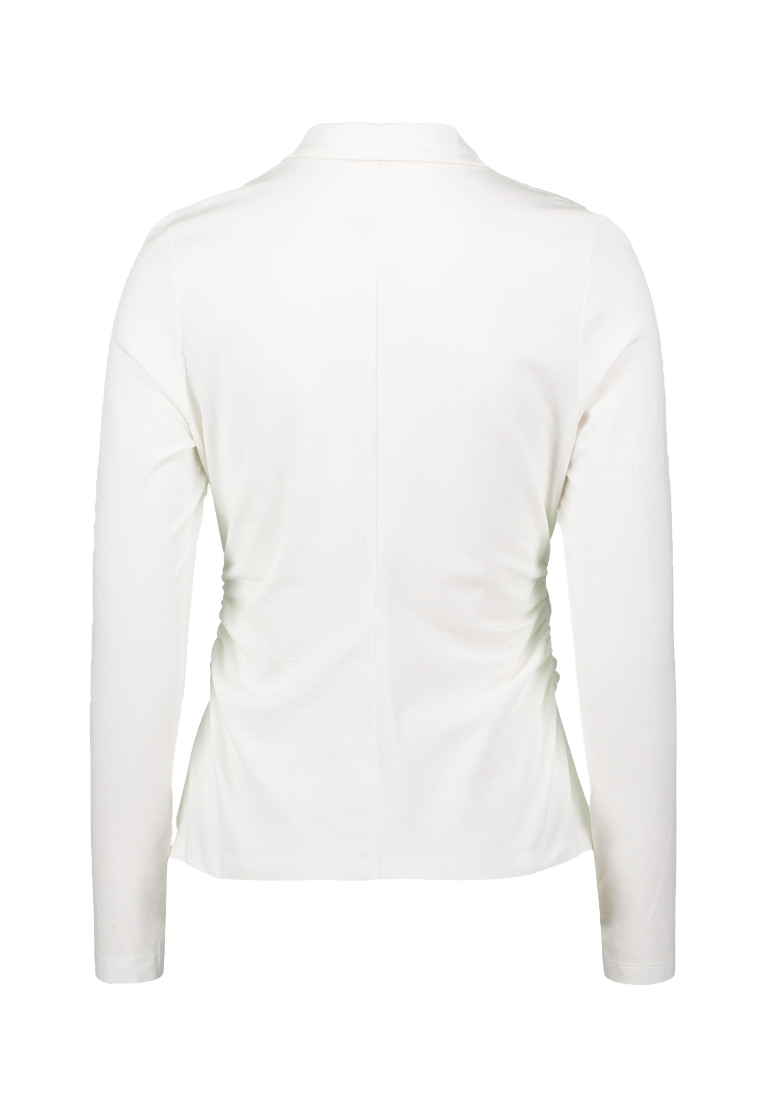 Zero Langarmshirt »Shirt mit Knopfleiste«