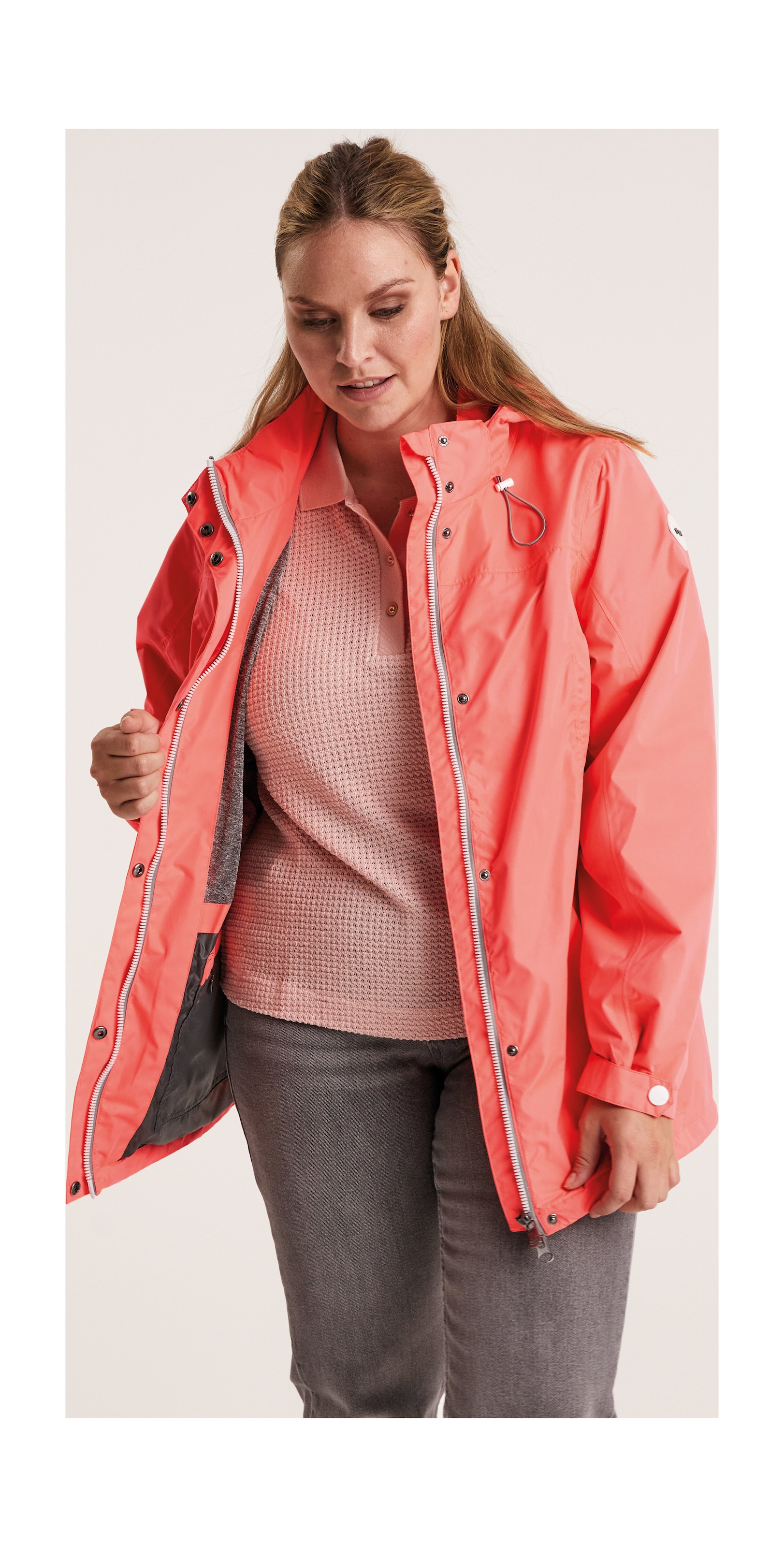 STOY Outdoorjacke »STS 11 WMN JCKT«, Wasserdichte, atmungsaktive STOY-Jacke mit abnehmbarer Kapuze