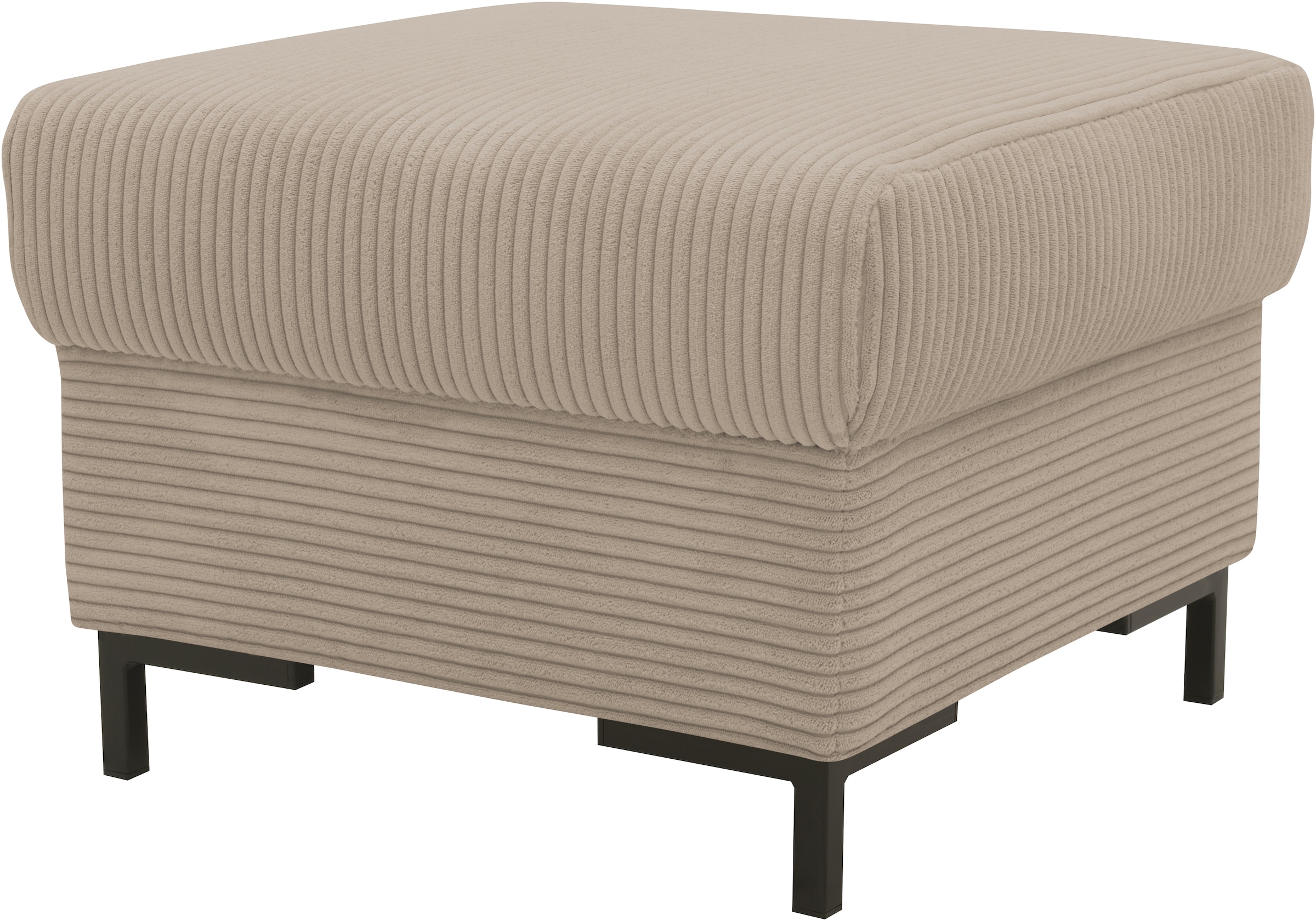 INOSIGN Polsterhocker »Jamie 2«, auch in Cord, passend zur Serie, B/T/H: 54/54/45 cm