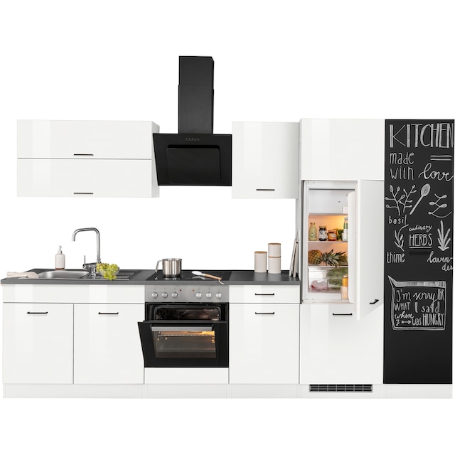 HELD MÖBEL Küchenzeile »Trier«, mit E-Geräten, Breite 320 cm auf Raten  bestellen