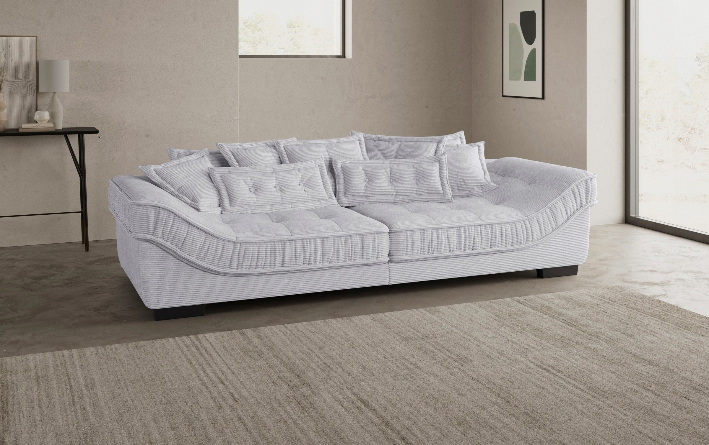 Mr. Couch Big-Sofa »Diwan II DuraFlex«, DuraFlex-Kaltschaumpolsterung, bis 140 kg, 4 Bezugsqualitäten