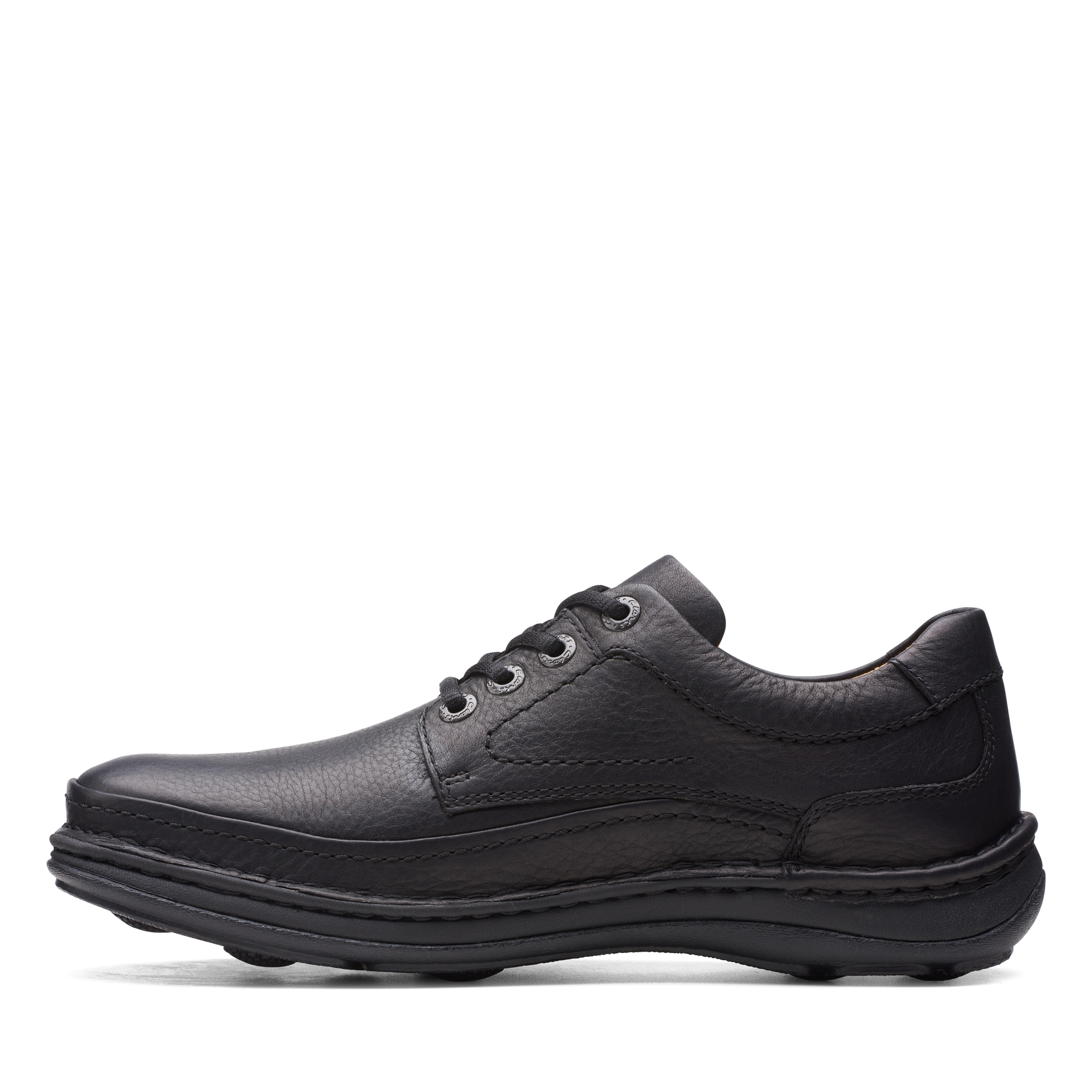 Clarks Schnürschuh »Nature Three«, Freizeitschuh, Halbschuh, Schnürschuh mit herausnehmbares Fußbett