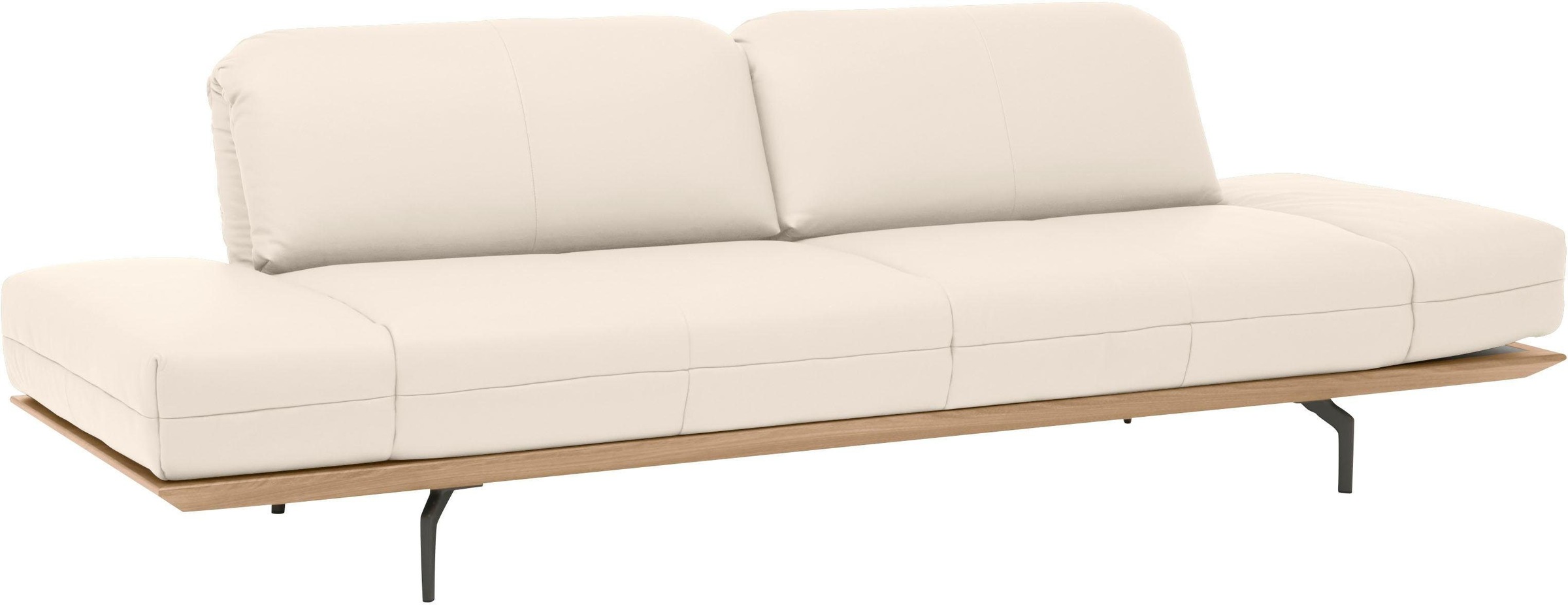 Creation BY ROLF BENZ 3-Sitzer »CR.420, Designsofa, Loungesofa«, in 2 Qualitäten, Holzrahmen in Eiche Natur oder Nußbaum, Breite 232 cm