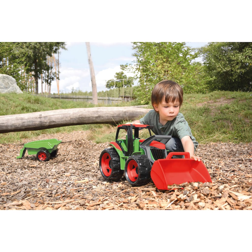 Lena® Spielzeug-Traktor »Giga Trucks Traktor mit Frontlader & Anhänger«