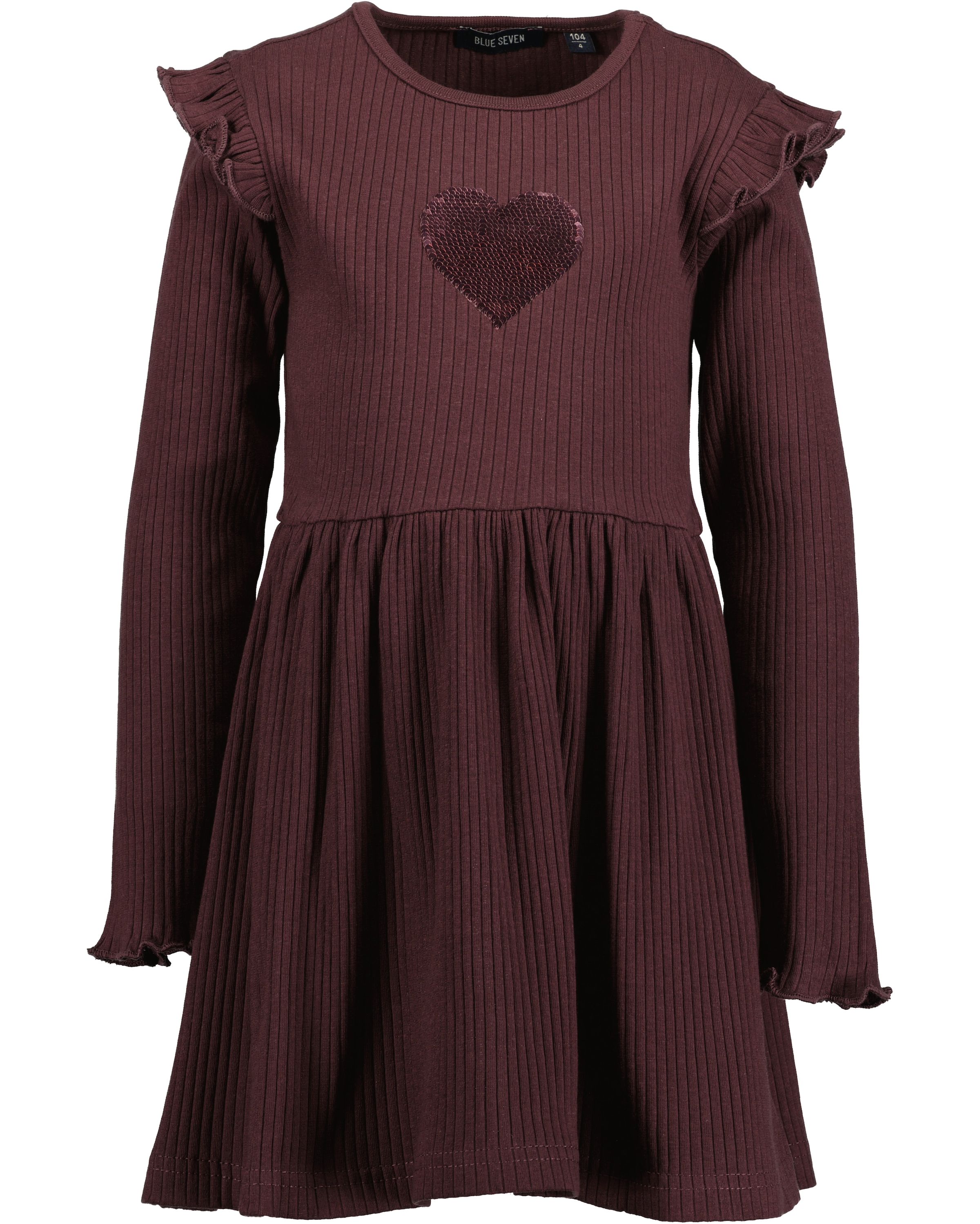 Blue Seven Jerseykleid Baumwollmischung, tolle Wendepailletten