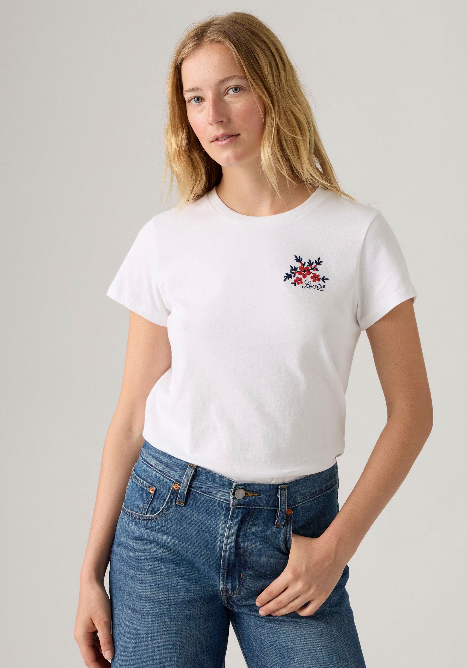 Levi's® T-Shirt »THE PERFECT TEE«, mit Batwing-Logoprint