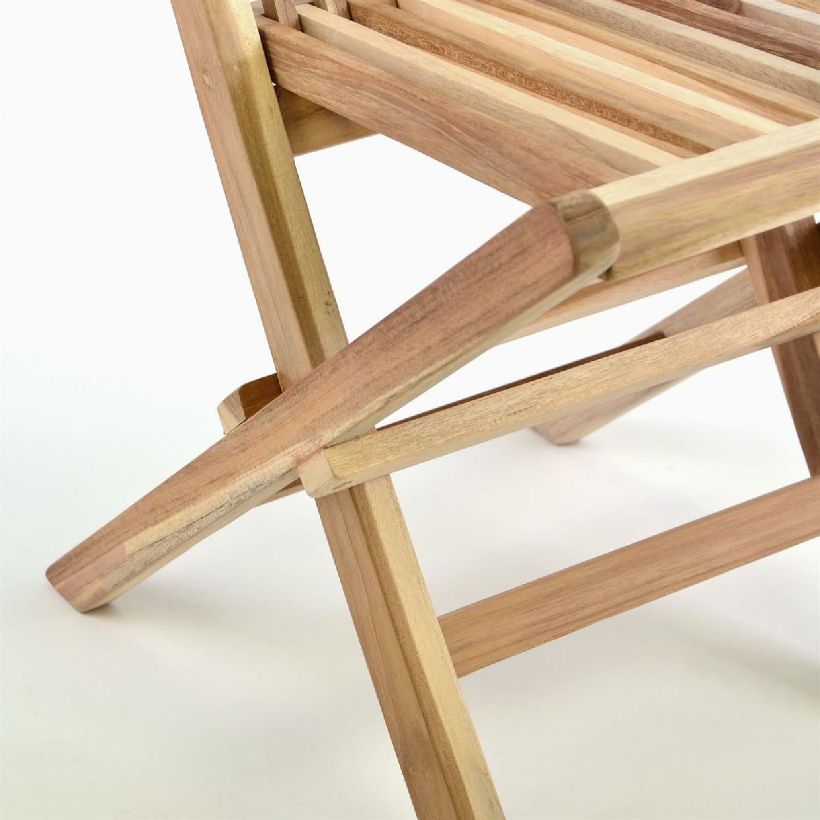 VCM Gartenstuhl »2er Gartenstuhl Kinder Klappstuhl Holz Teak«