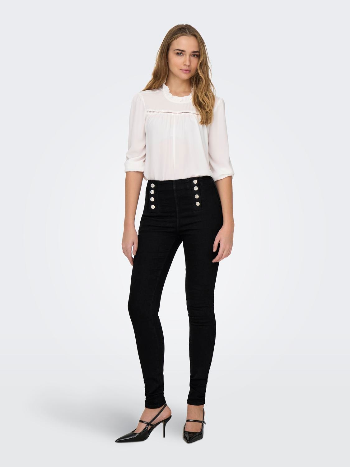 ONLY Skinny-fit-Jeans »ONLDAISY HW BUTTON SKINNY DNM«