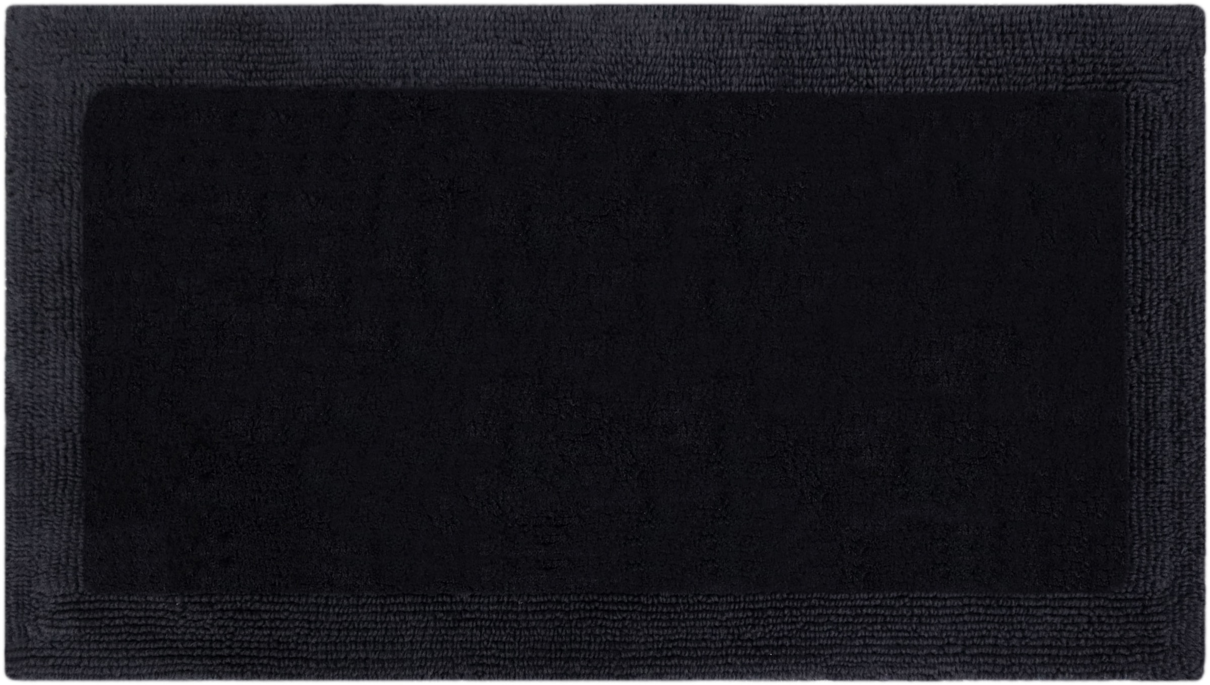 my home Badematte »Kapra, Badvorleger, Badezimmer Teppich«, beidseitig nutzbar-fußbodenheizungsgeeignet-strapazierfähig, mit Bordüre, Badteppich, Badematte