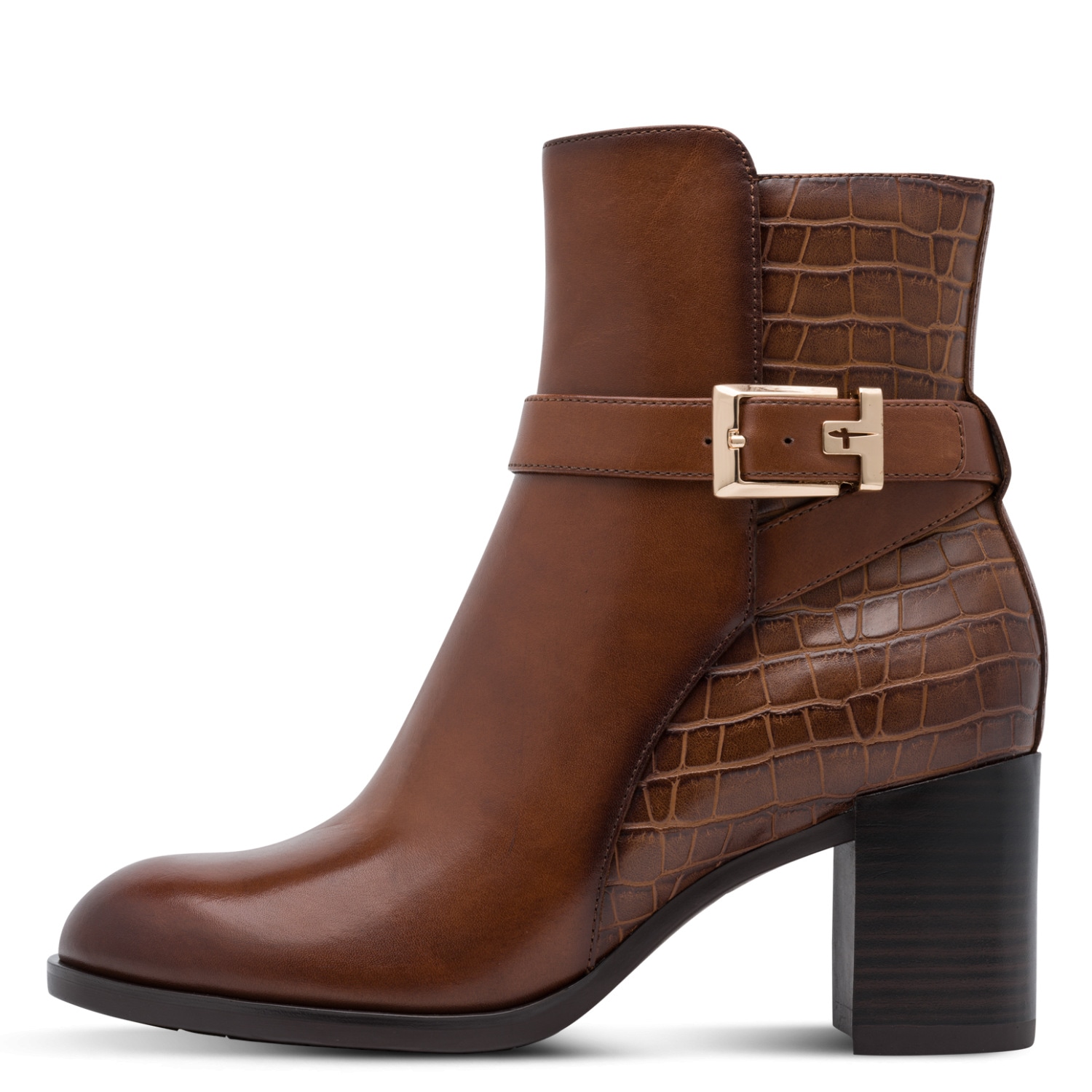 Tamaris Stiefelette  Blockabsatz, Ankleboot, mit modischer Zierschnalle
