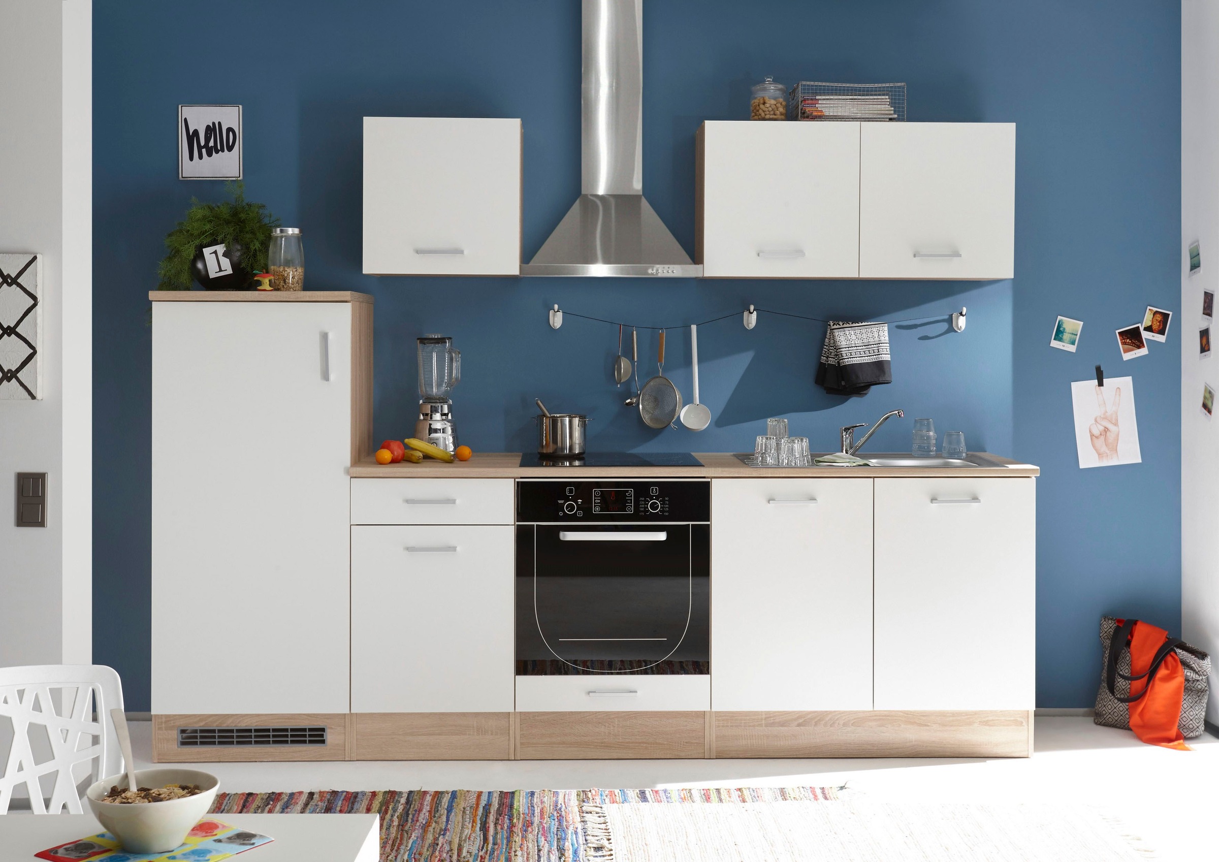 BASIC by Balculina Küchenzeile »Andy«, Breite 270 cm, wahlweise mit E-Geräten