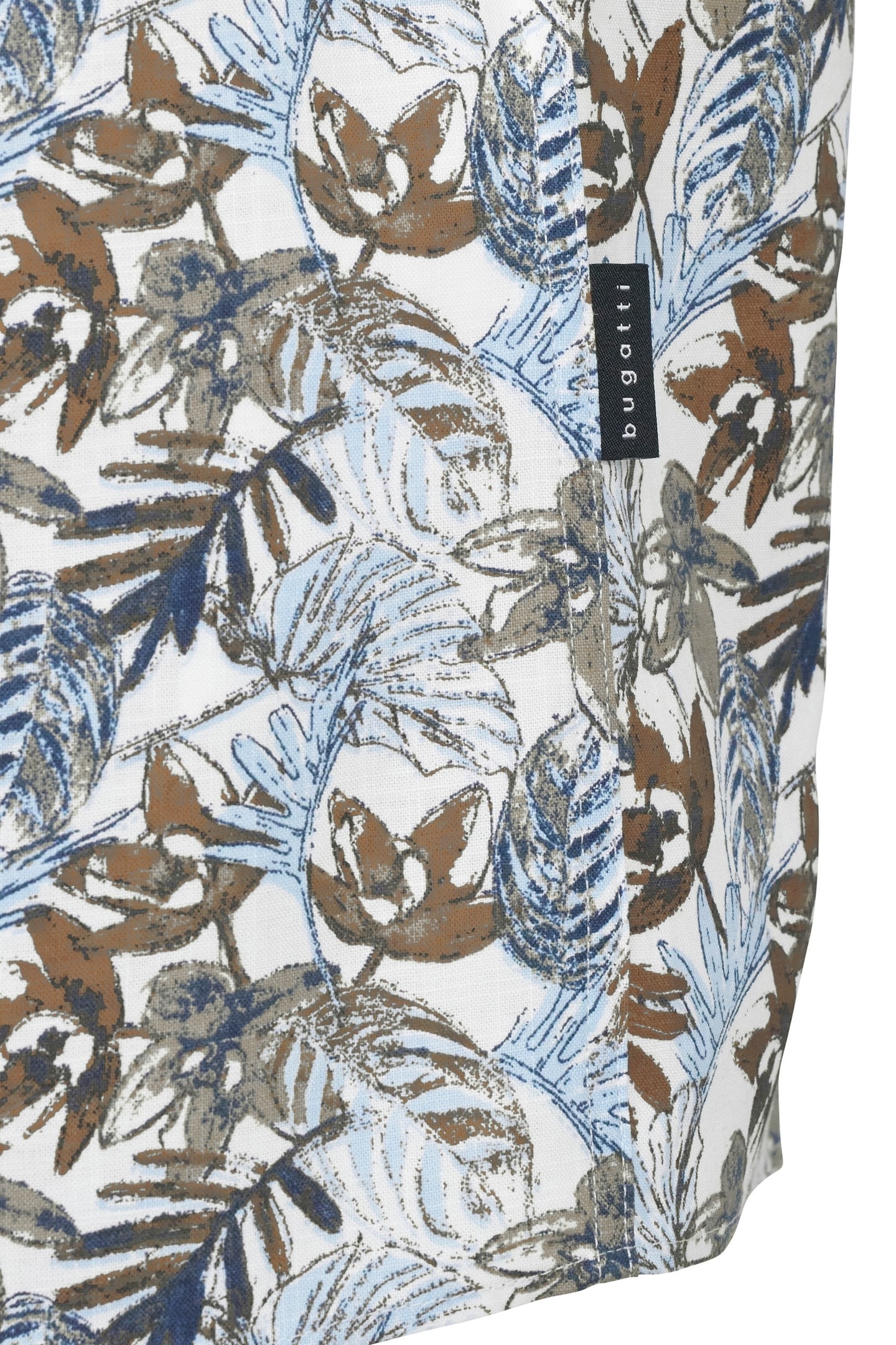 bugatti Kurzarmhemd mit Button-Down-Kragen